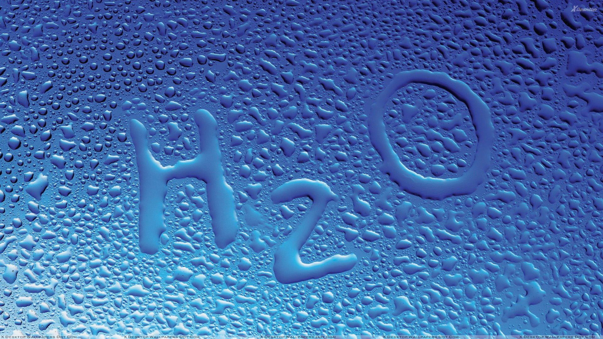 background, H2O, 1920x1080, drops, Blue, 4k pics, 1080P, HD Wallpaper