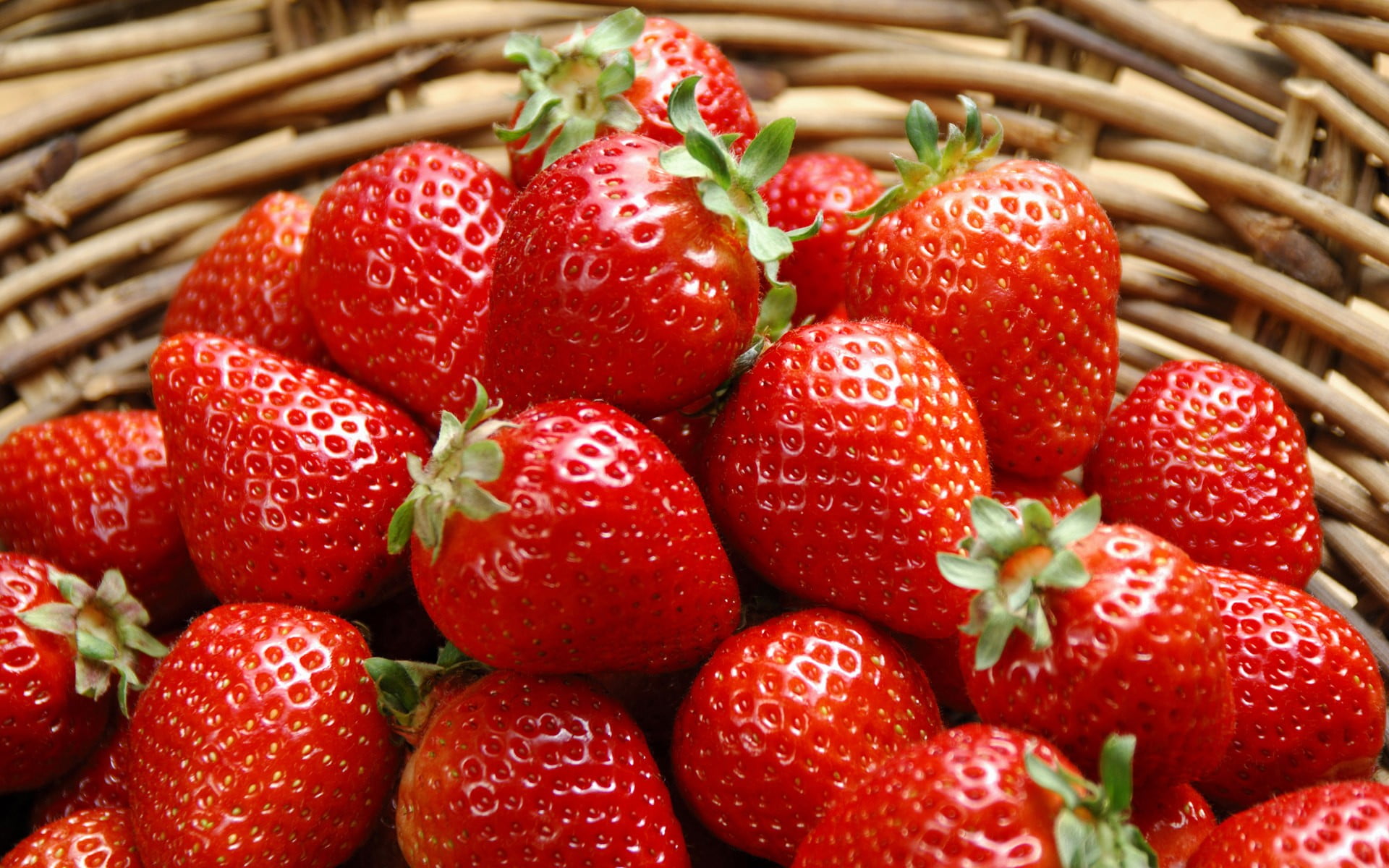 full frame, berry fruit, basket, flower, red, agriculture, ripe, close-up, wellbeing, still life, antioxidant, fruit, color, container, assorted, 1080P, HD Wallpaper