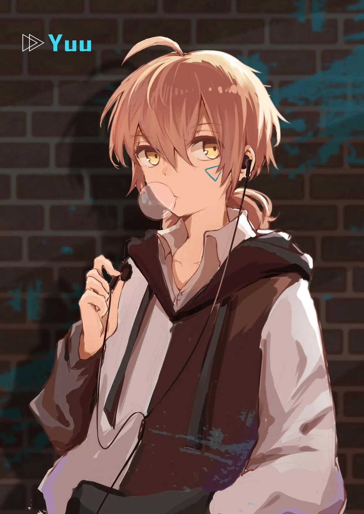 anime, Yuu Koito, anime girls, earphones, Bloom Into You, 720P, Phone HD Wallpaper