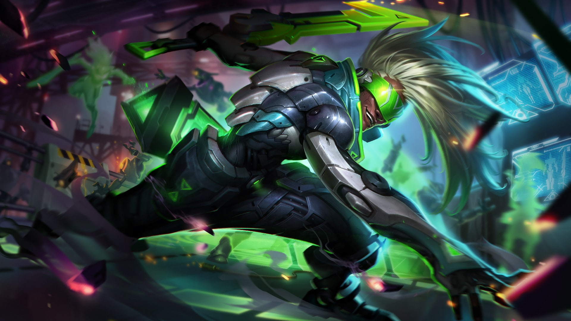 League of Legends, Project Skins, 1080P, Ekko, HD Wallpaper
