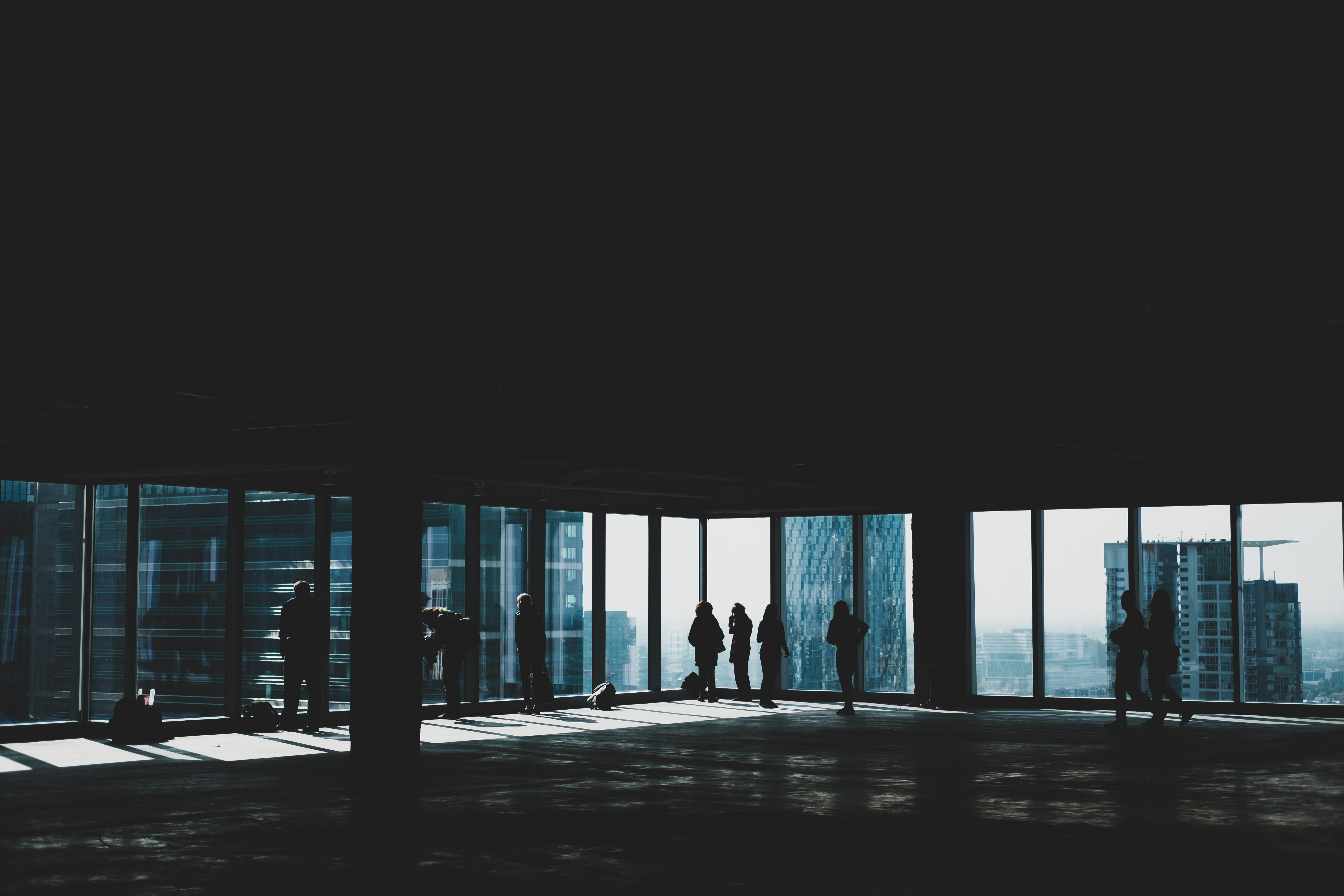 men, blue, download, urban, interior, shadow, glass, office Building, outdoors, businessman, light, silhouette, corporate Business, business Person, HD Wallpaper