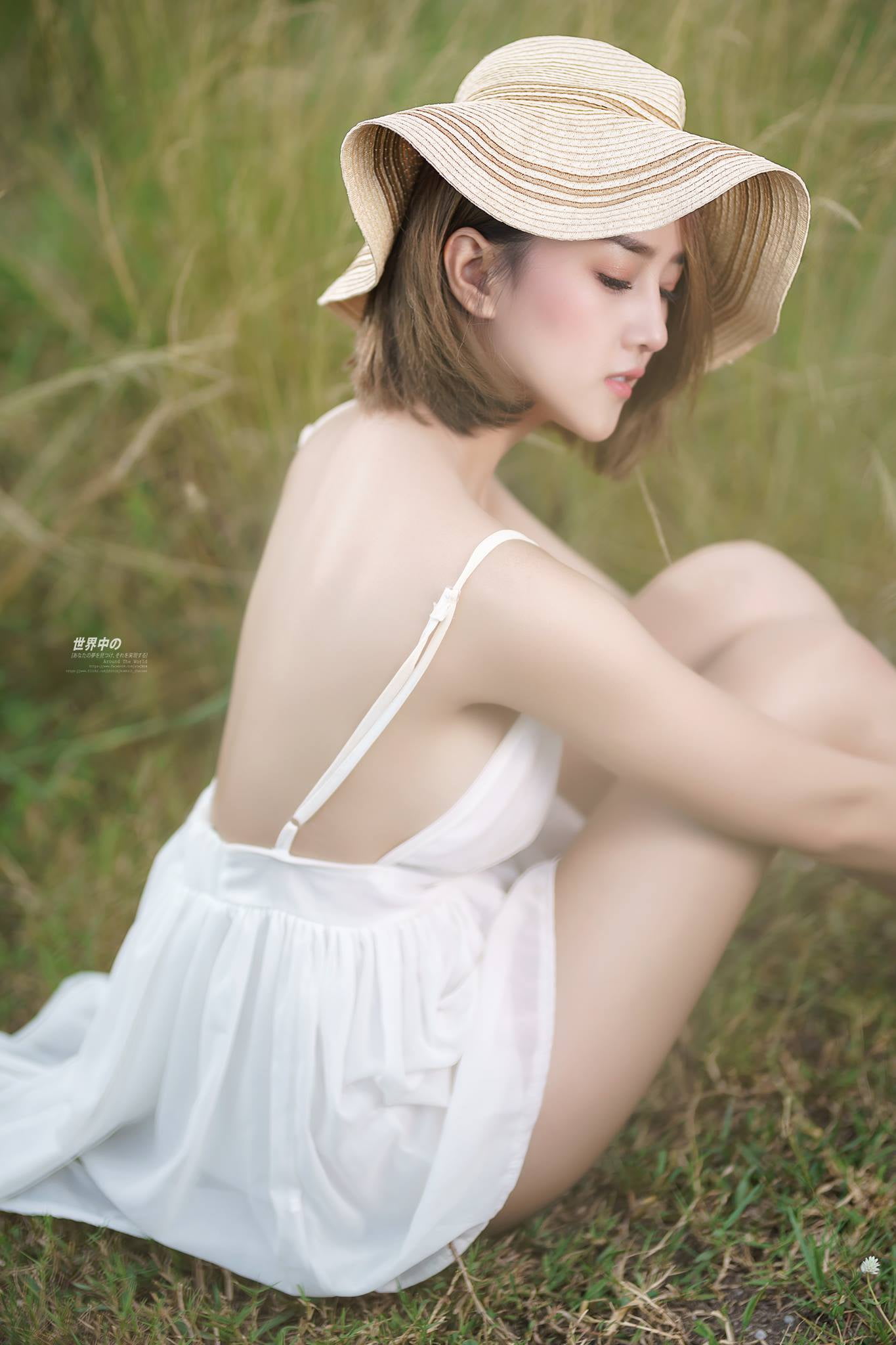 no bra, model, women, 1080P, brunette, Cup-E, Phone HD Wallpaper