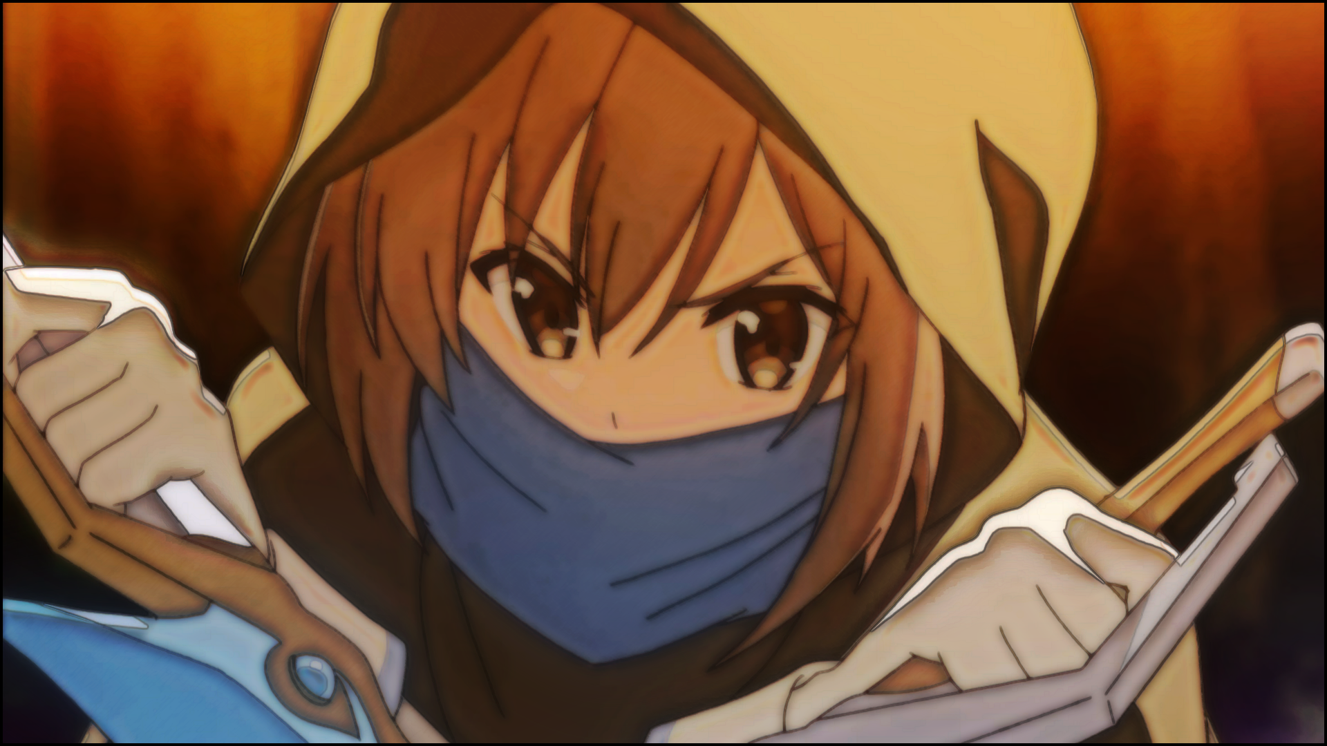 anime, frontal view, so I’ll Max Out My Defense, Risa SHIRAMINE, 1080P, BOFURI: I Don’t Want to Get Hurt, mmorpg, HD Wallpaper