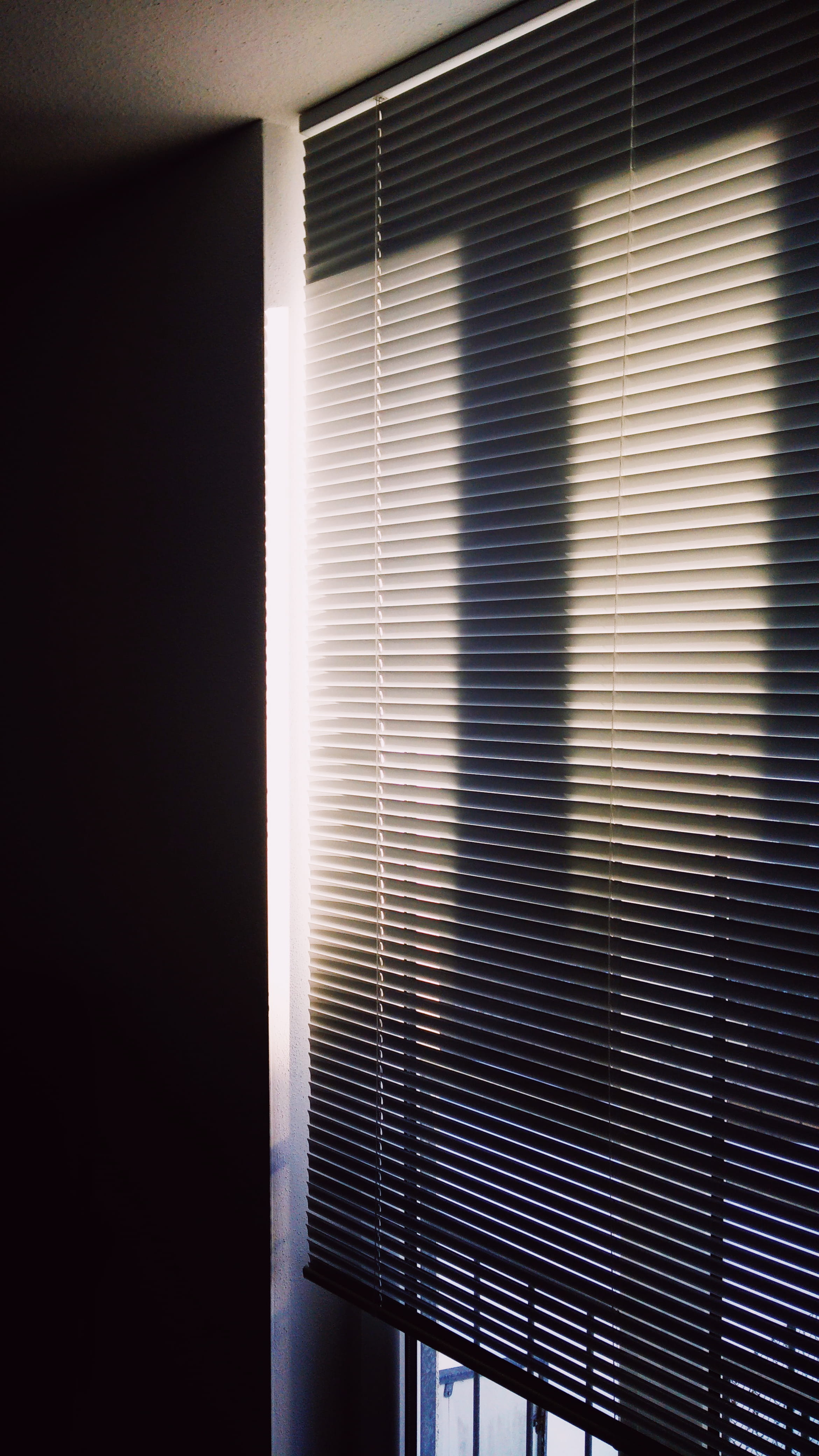 blinds, shadow, contrast, home decor, window, indoors, ceiling, window shade, urban, shutter, city, high rise, picture window, interior design, wall - building feature, Phone HD Wallpaper