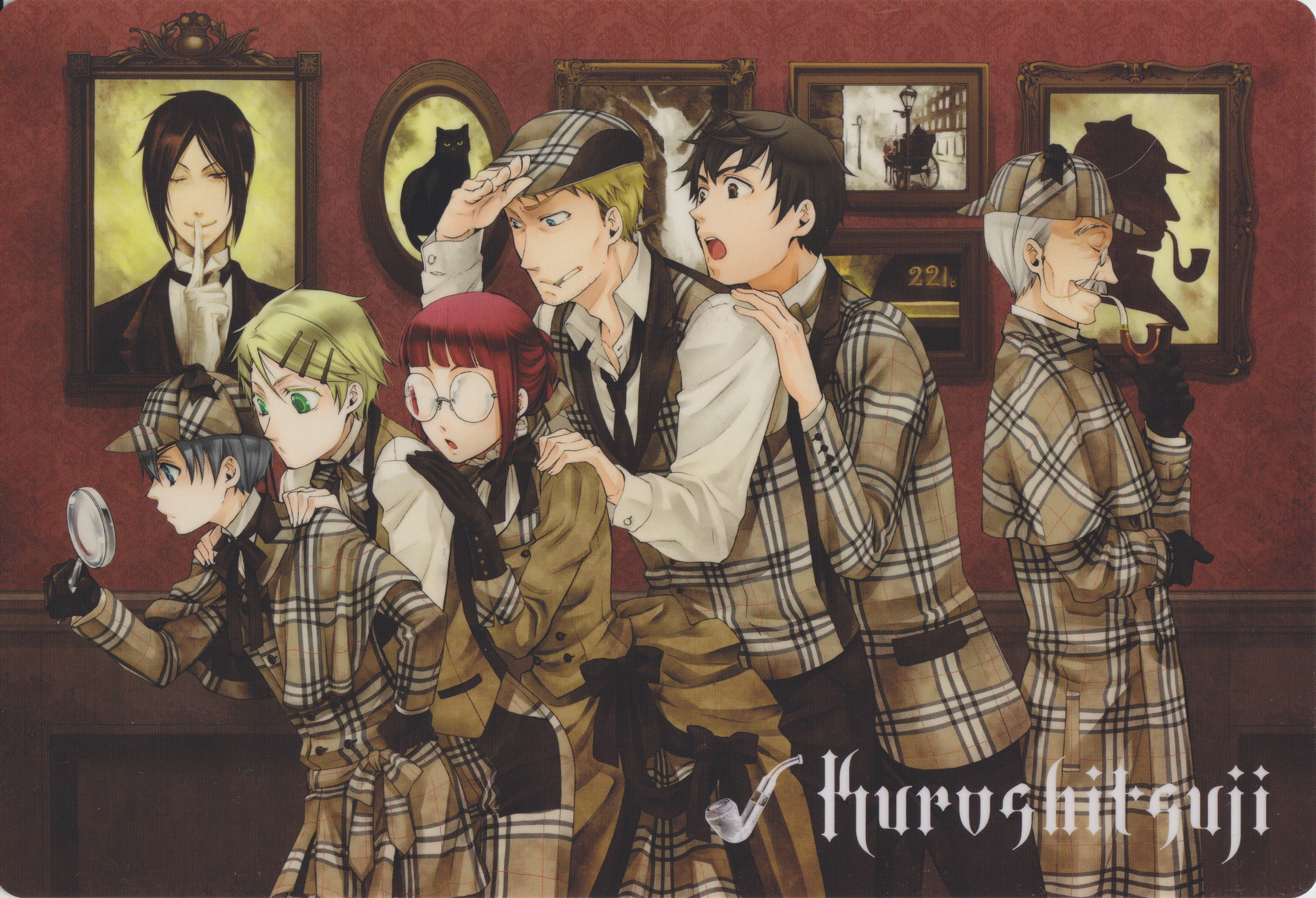 Kuroshitsuji , human representation, Ciel Phantomhive, Mey-Rin, representation, female likeness, unrecognizable person, mask, 2K, clothing, indoors, manga, HD Wallpaper
