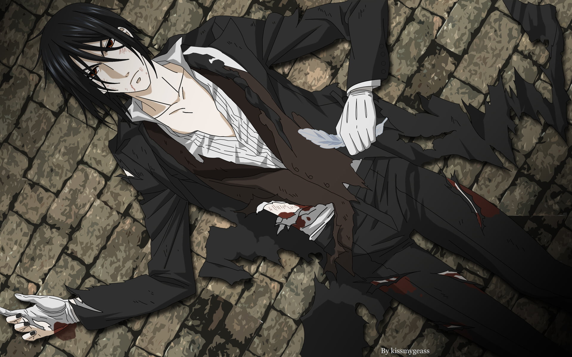 people, anime boys, directly above, shoe, casual clothing, lifestyles, 1080P, Michaelis Sebastian, solid, nature, Kuroshitsuji , low section, sunlight, HD Wallpaper