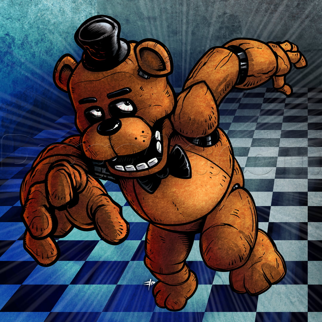bear, video games, art and craft, toy, male likeness, creativity, close-up, brown, Freddy Fazbear, craft, no people, animals, representation, Phone HD Wallpaper