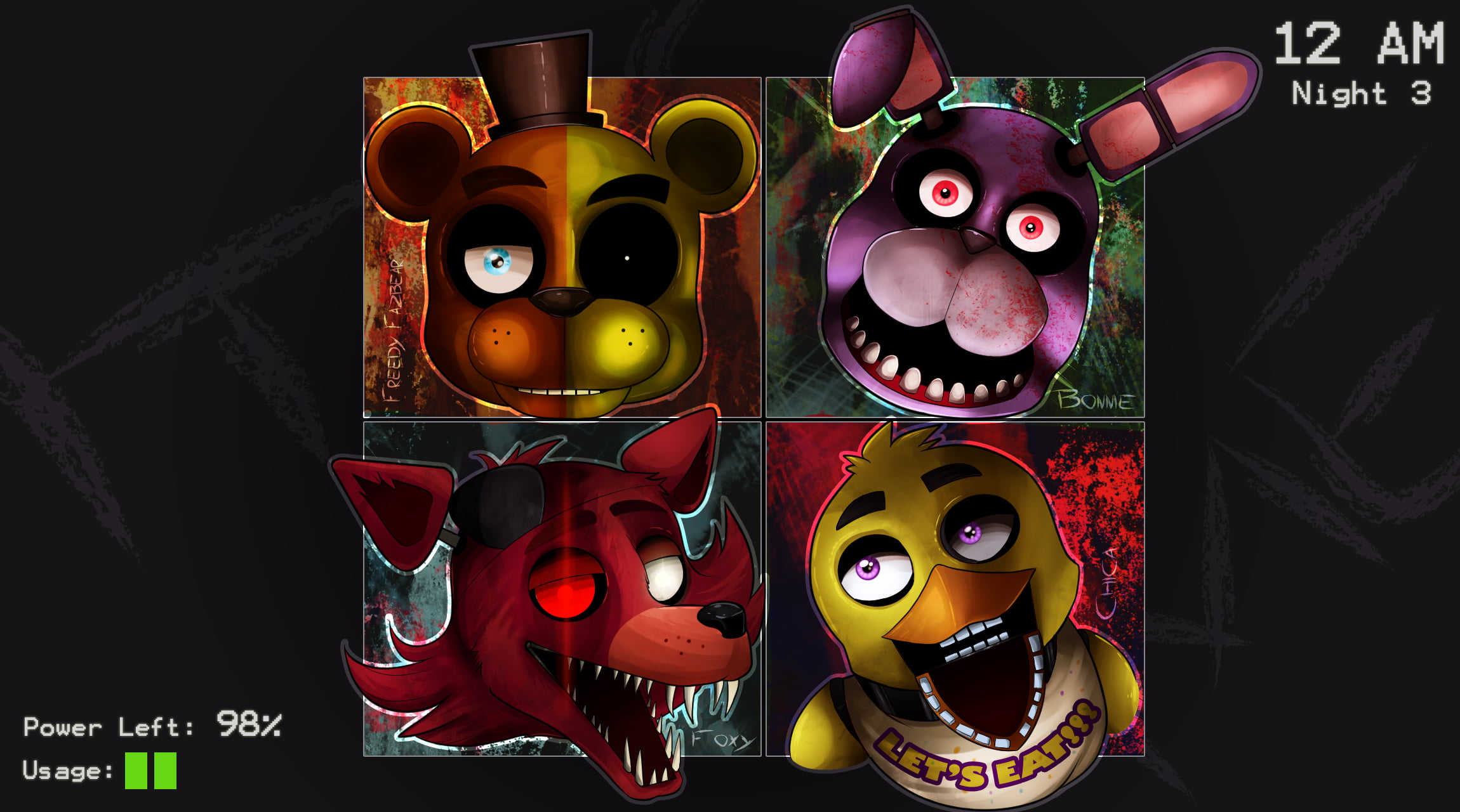 no people, large group of objects, nights, disguise, collection, retail, freddy, representation, creativity, toy, five, indoors, black background, food and drink, HD Wallpaper
