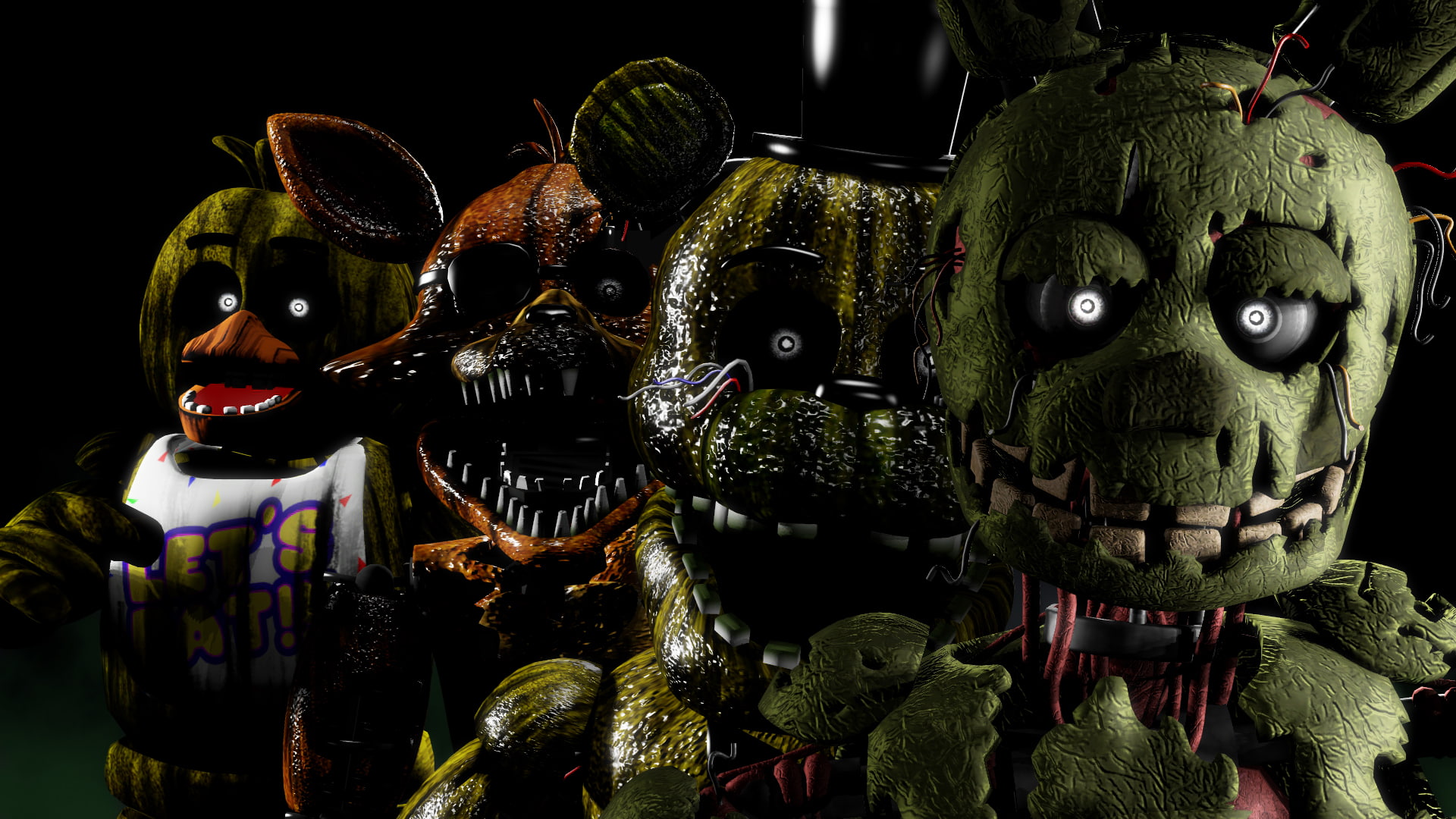 1080P, Five Nights at Freddys, Five Nights at Freddys 3, HD Wallpaper