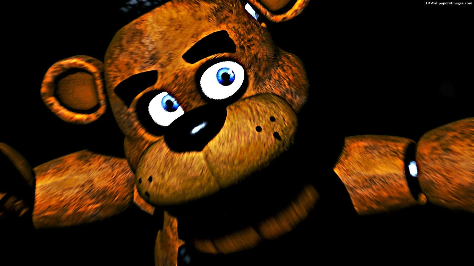  animal themes, black background, toy, bear, animal representation, art and craft, creativity, Five Nights at Freddys, focus on foreground, animal body part, HD Wallpaper