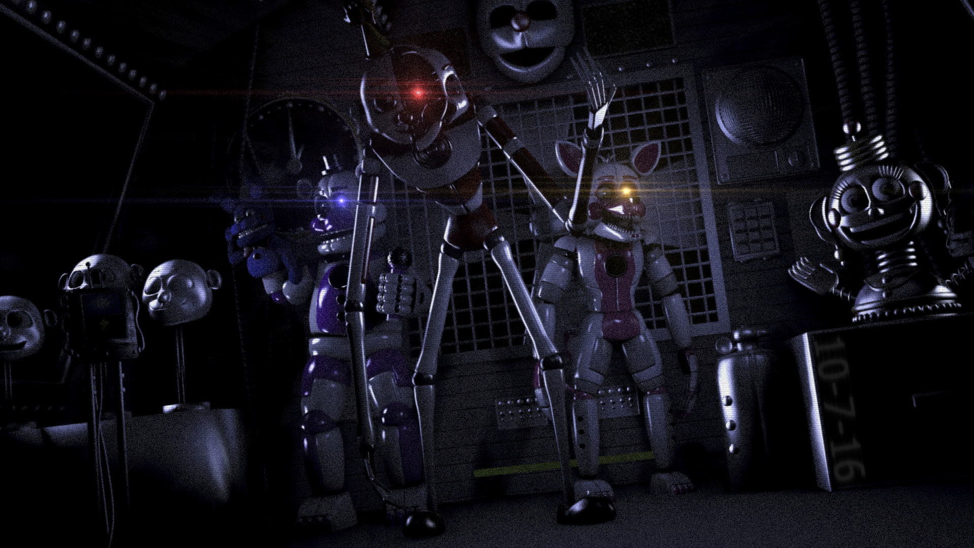 1080P, Five Nights at Freddys: Sister Location, Five Nights at Freddys, HD Wallpaper