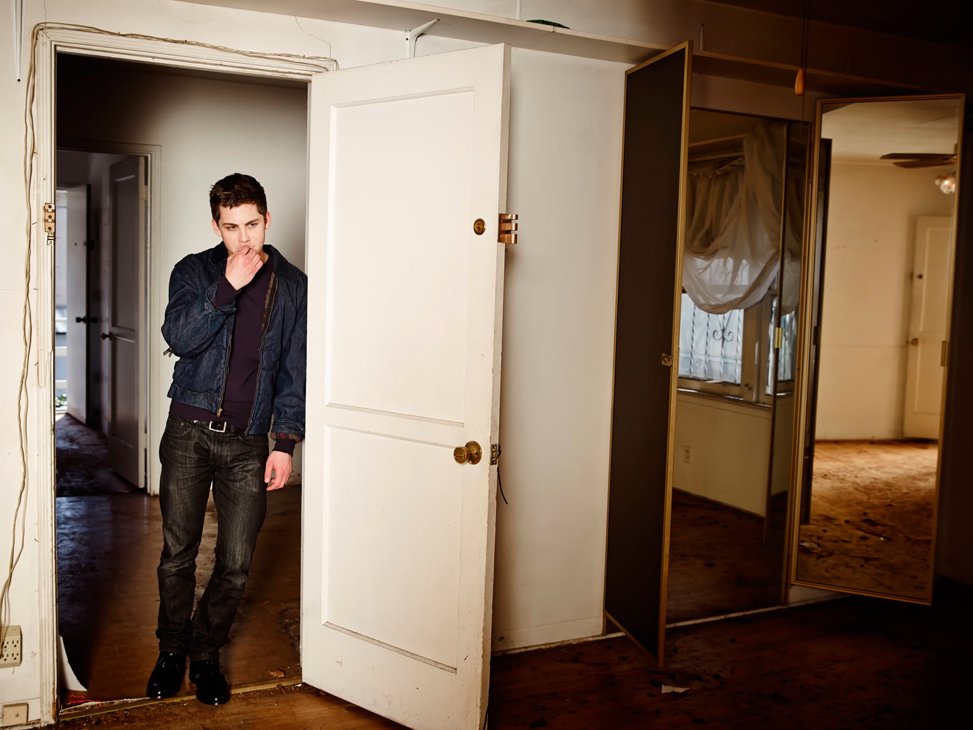Flaunt, 1080P, photoshoot, Logan Lerman, HD Wallpaper