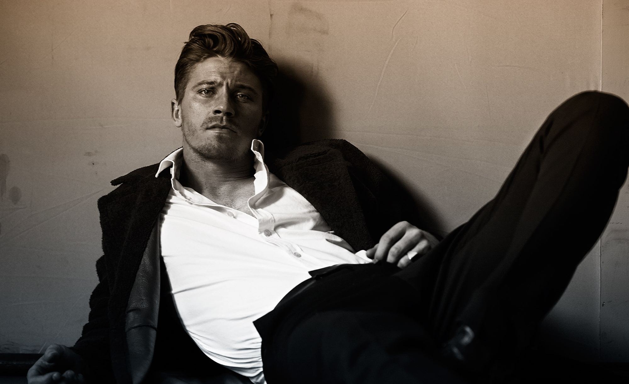 1080P, Garrett Hedlund, photoshoot, Flaunt, HD Wallpaper