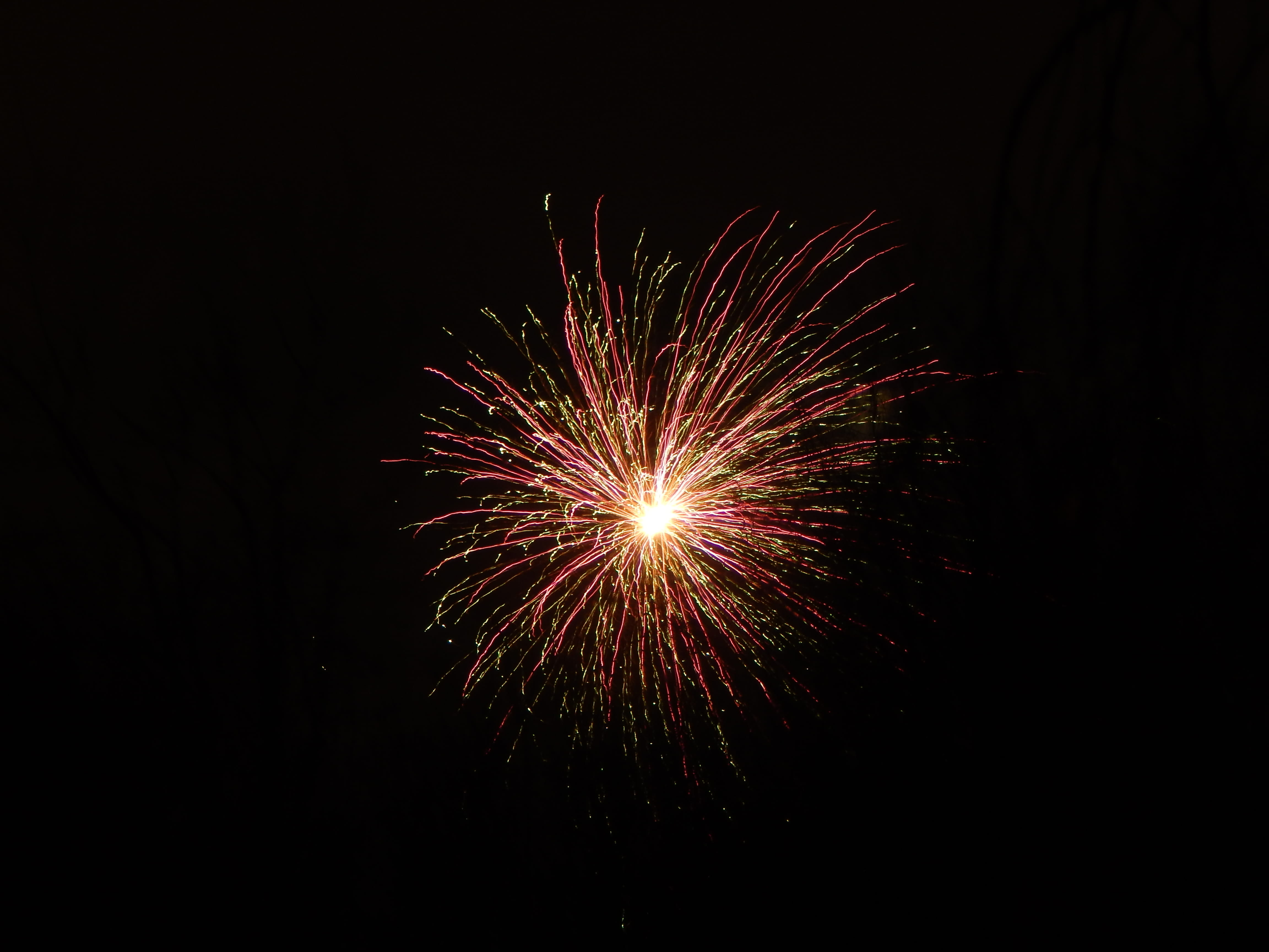 colour, dark, black, night, celebration, glowing, red, festival, no people, arts culture and entertainment, low angle view, event, light, 4K, copy space, HD Wallpaper