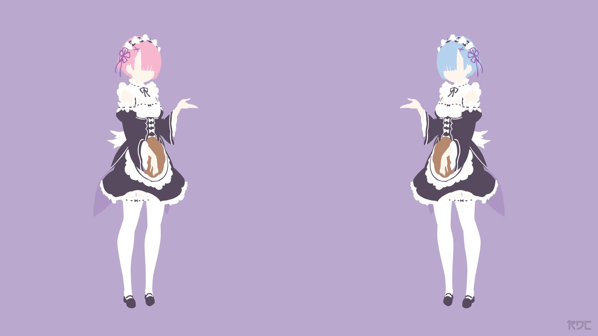 balance, anime girls, young women, arts culture and entertainment, females, Re:Zero Kara Hajimeru Isekai Seikatsu, minimalism, studio shot, skill, simple background, HD Wallpaper