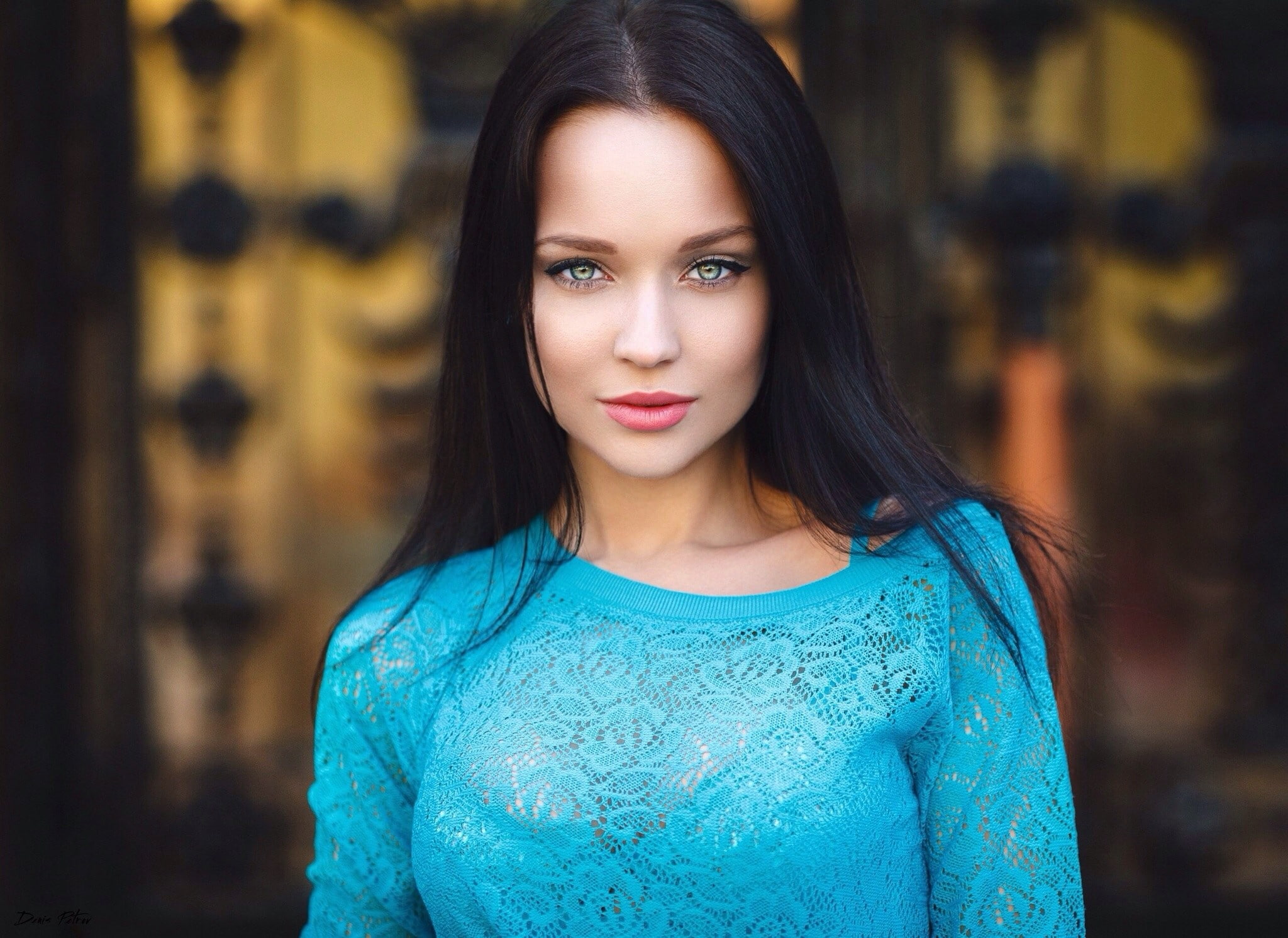 model, women, Angelina Petrova, face, 1080P, Denis Petrov, portrait, HD Wallpaper