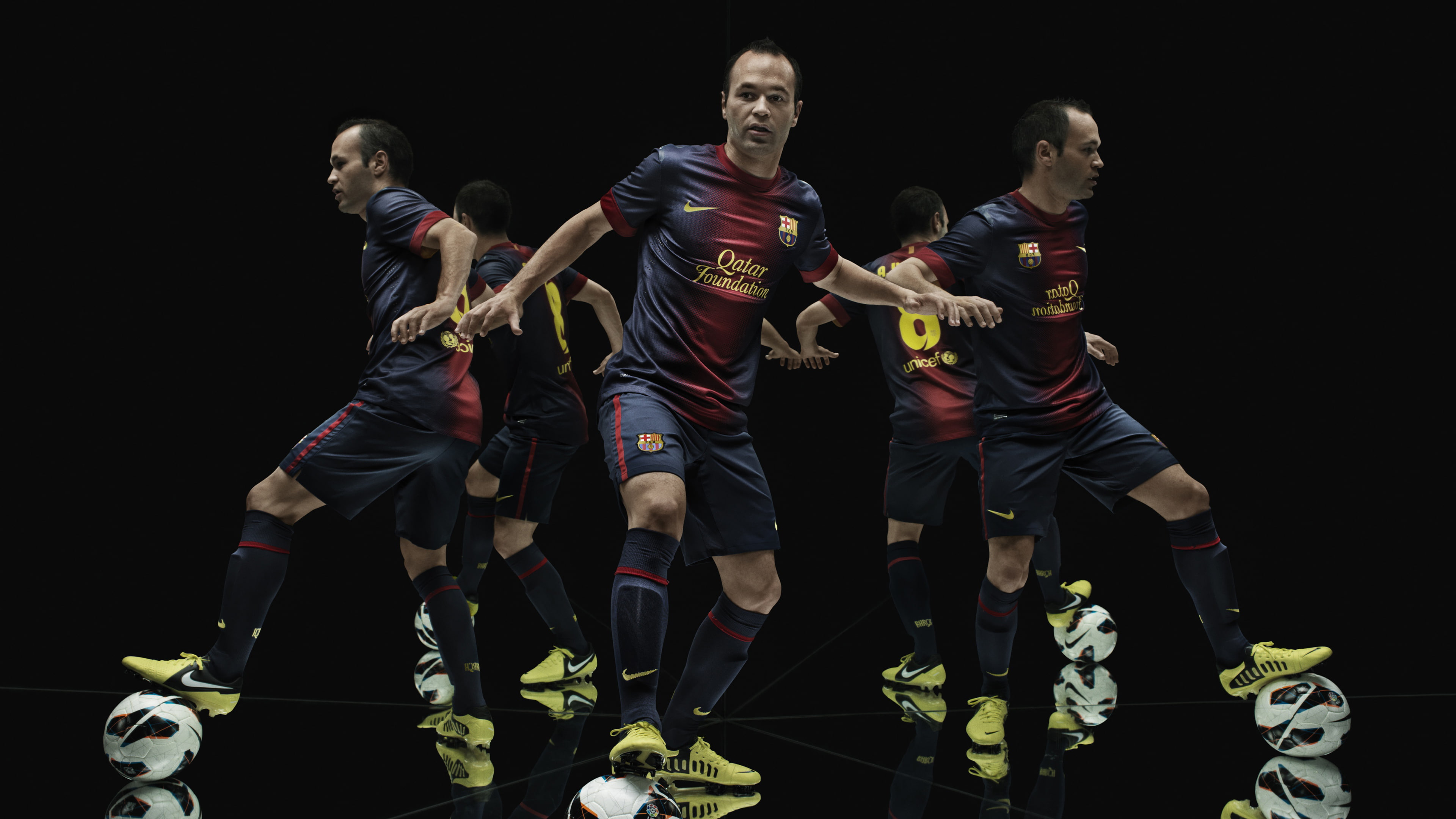 fc, Andres, k, Barcelona, Iniesta, 4K, HD Wallpaper