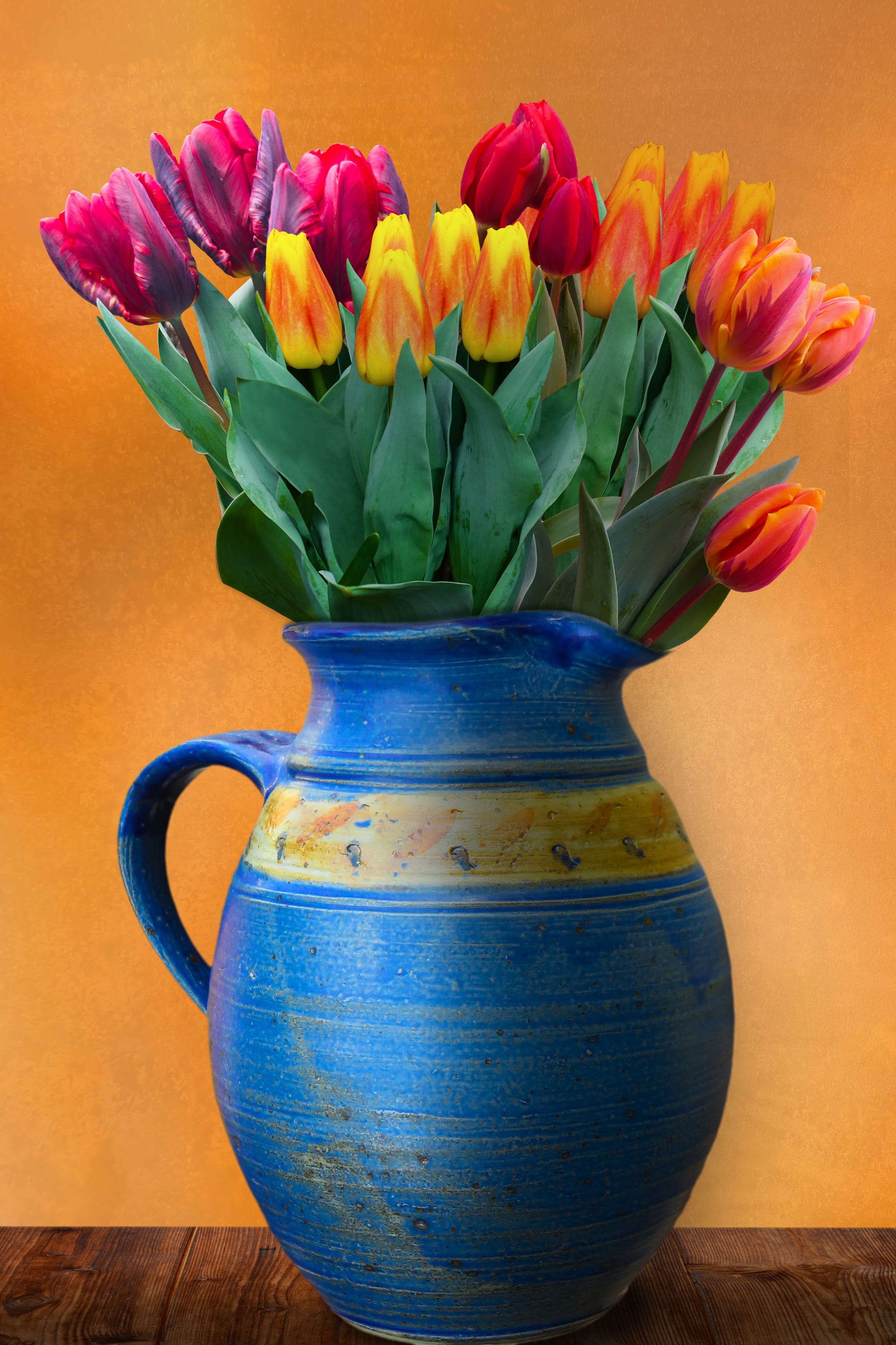 petal, flower arrangement, vulnerability, tulips, flowers, nature, give, mothers day, fragility, beauty in nature, spring bouquet, table, love, arrangement, Phone HD Wallpaper