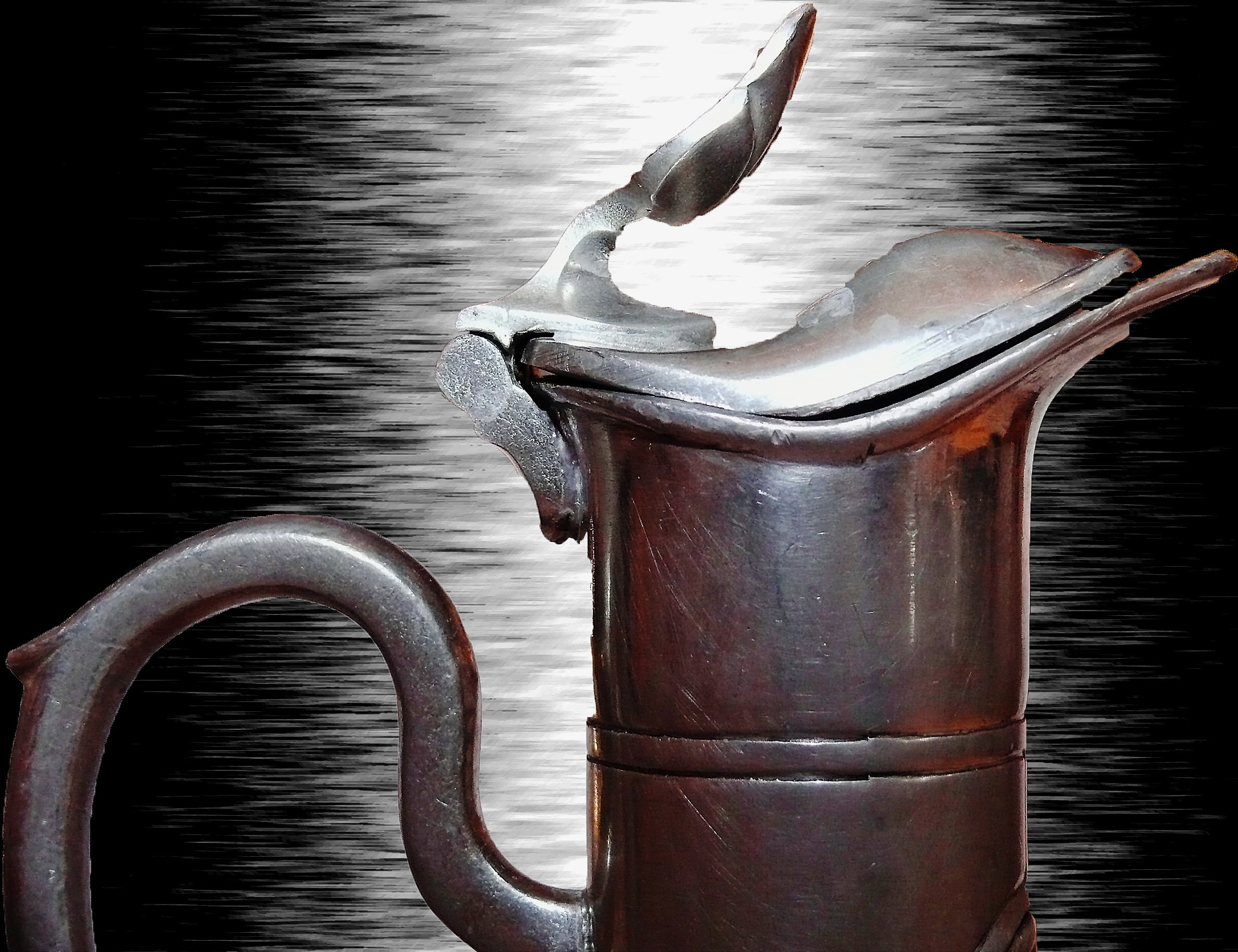 steel, amphora pottery, metal, animal wildlife, sea, focus on foreground, nature, jug wine, outdoors, lid, vessel, vertebrate, krug, handle, animal, equipment, HD Wallpaper