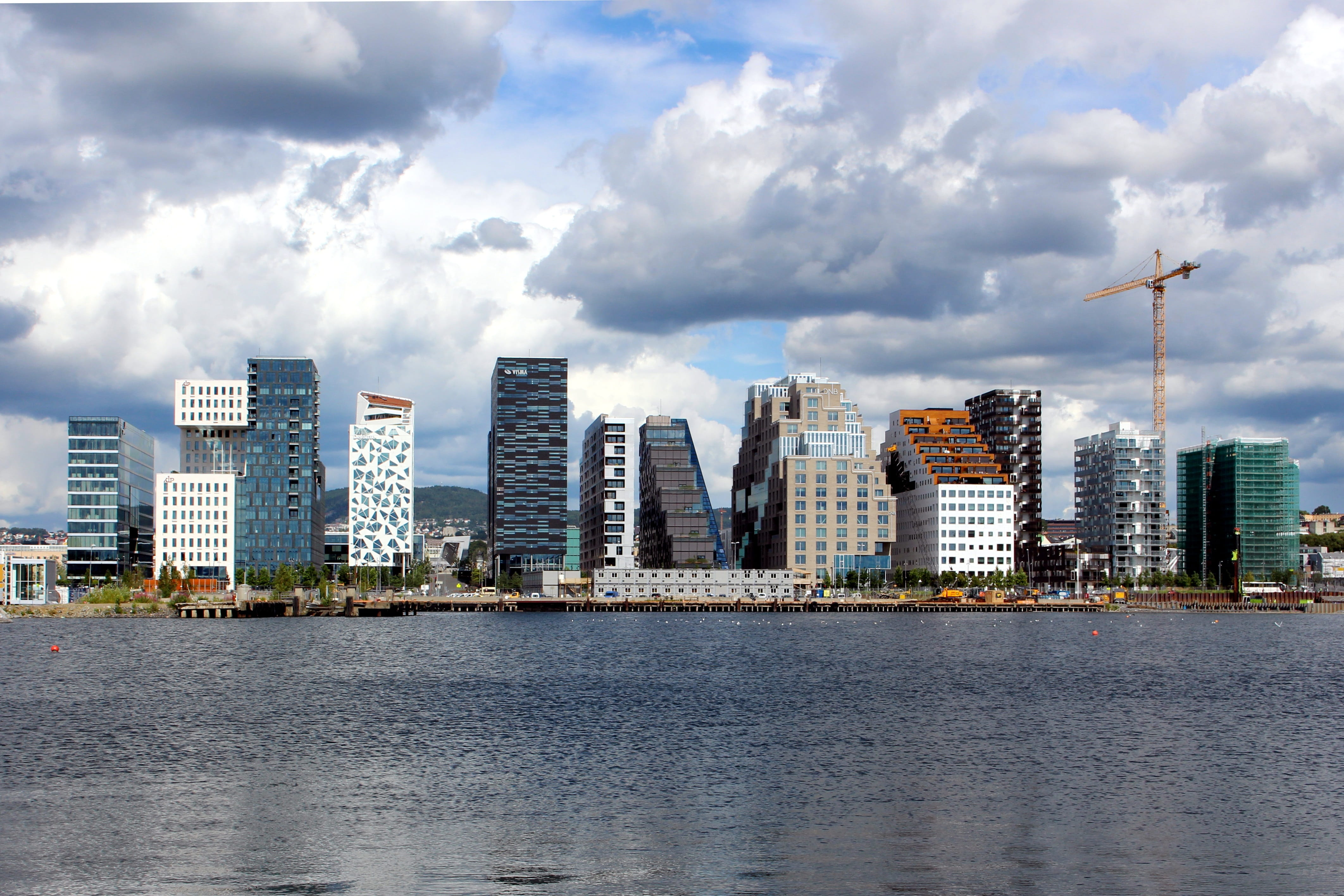 Oslo, residential district, alexandra gutthenbach-lindau, no people, Skyscraper, travel destinations, building, built structure, Modern, photo, landscape, HD Wallpaper