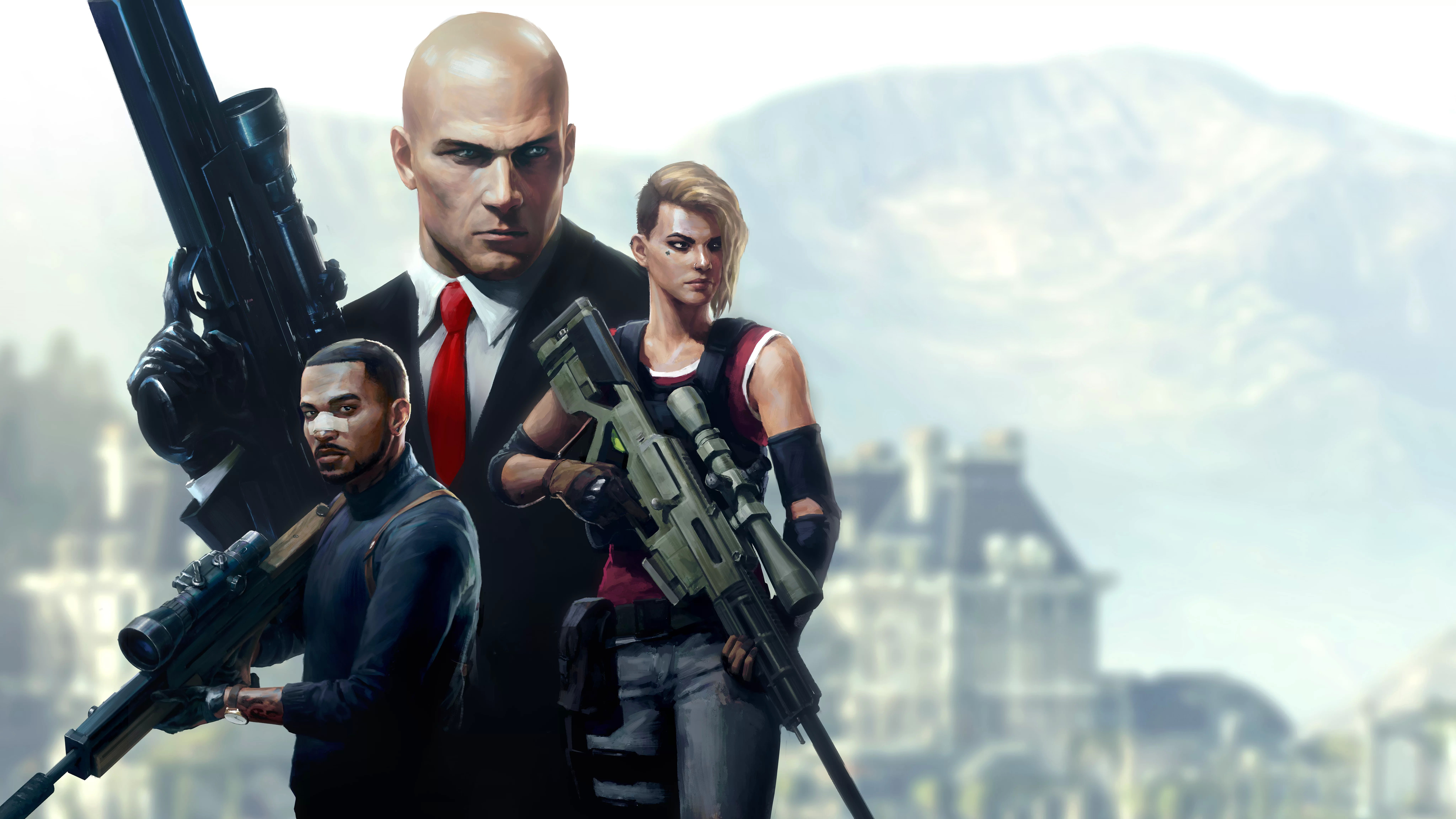 E3 2018, poster, artwork, Hitman 2, 8K, 8K, HD Wallpaper