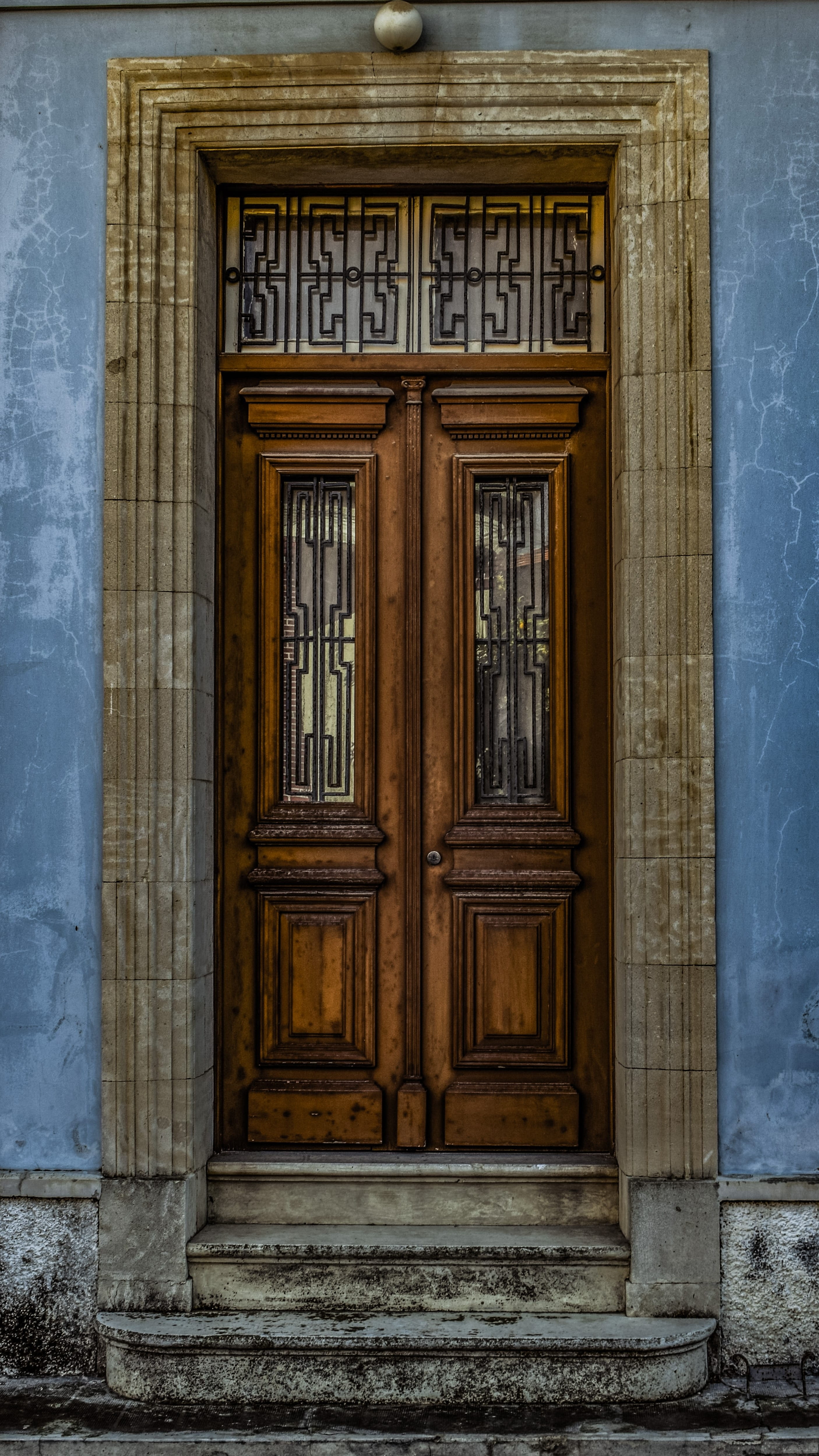 protection, building exterior, architecture, kato drys, security, wood - material, cyprus, facade, no people, outdoors, closed, door, entrance, 4K, vintage, Phone HD Wallpaper