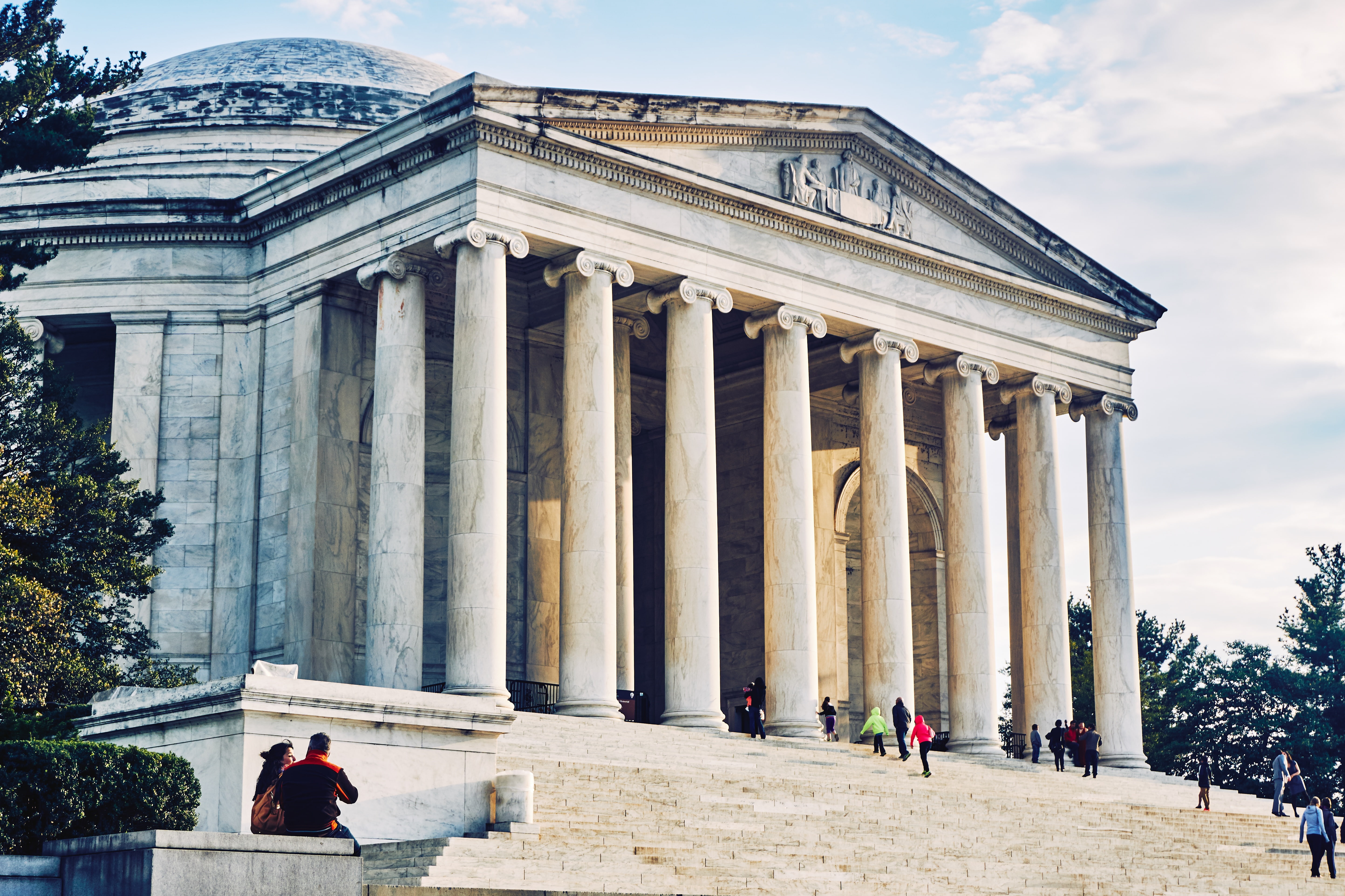 monument, capital, travel, tower, city, landmark, museum, law, tourism, memorial, outdoors, stairs, 5K, neoclassical, daylight, sculpture, jefferson, architecture, HD Wallpaper