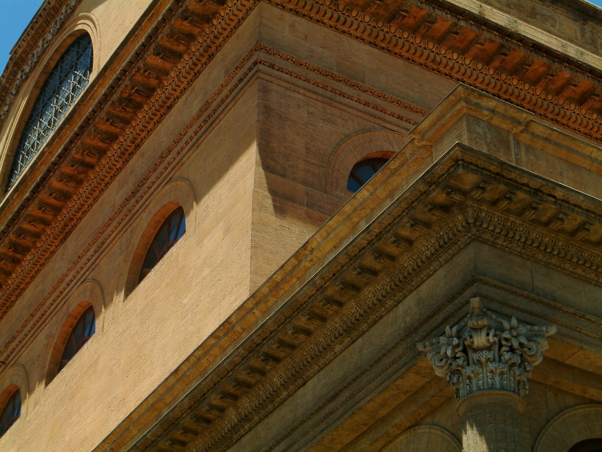 low angle view, day, the past, italy, history, built structure, sicily, no people, architectural column, palermo, craft, detail, belief, place of worship, HD Wallpaper