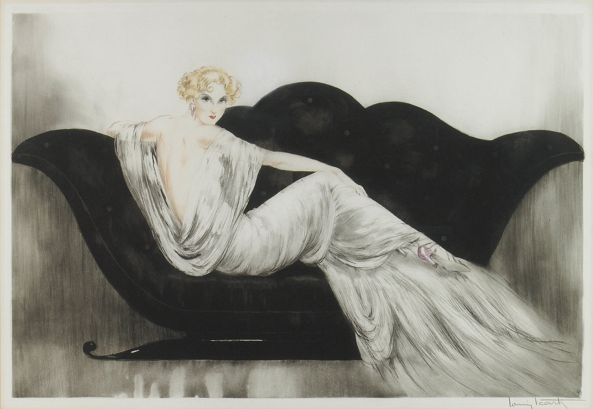 1080P, painting, artwork, classic art, women, Louis Icart, 1937 (Year), HD Wallpaper