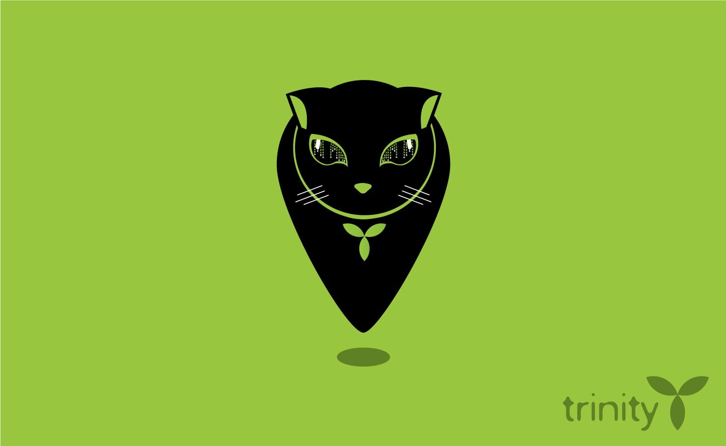 vector, trinity (movies), 720P, cat, The Matrix, HD Wallpaper