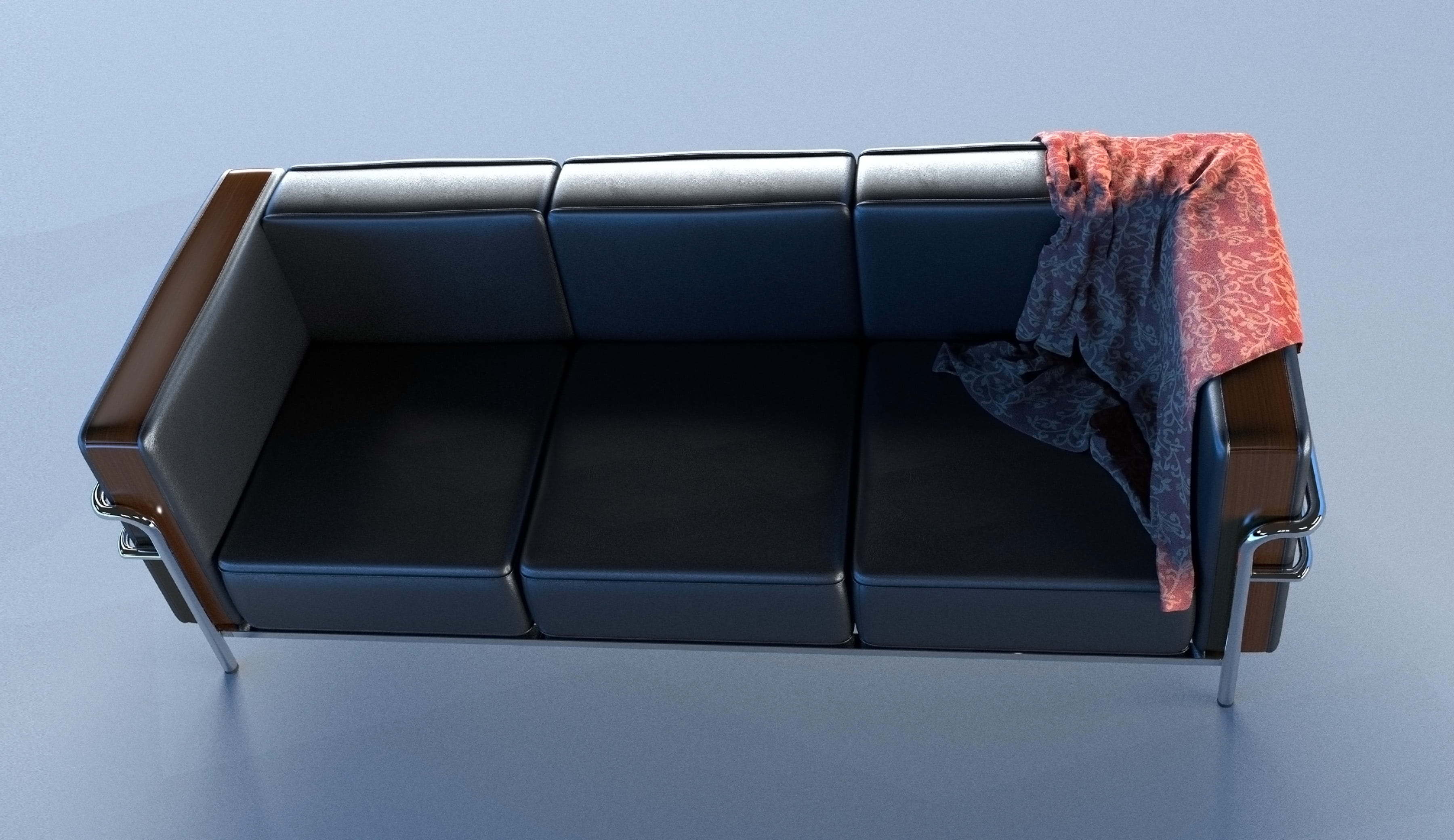 recamier, 3d-model, no people, black, white, 3d model, fashion, black color, furniture, high angle view, business, seat, recovery, relaxation, wealth, indoors, HD Wallpaper