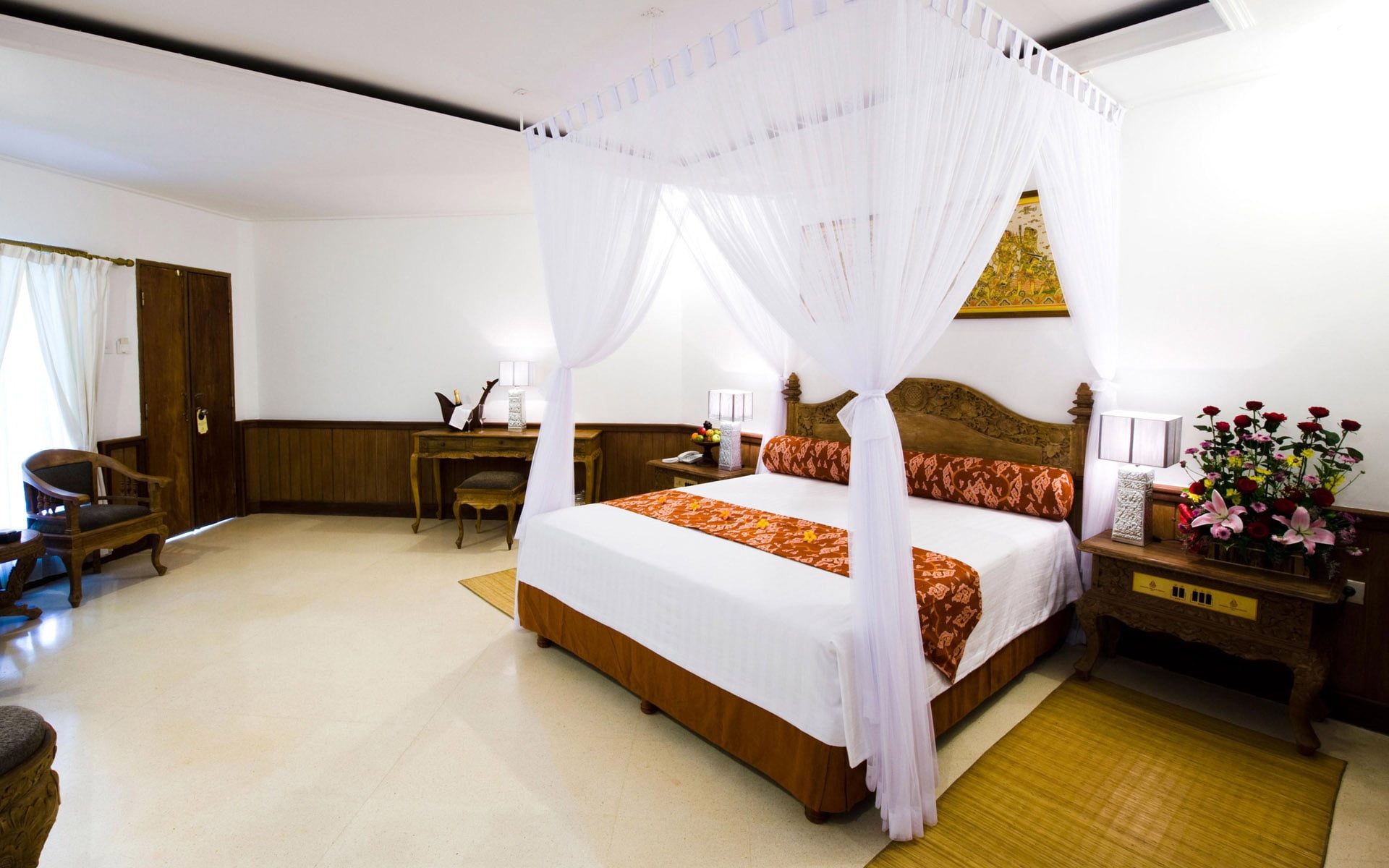 1080P, no People, style, wood - Material, lifestyles, brown, domestic Room, bedroom, hotel Suite, furniture, mattress, home Interior, residential Building, HD Wallpaper