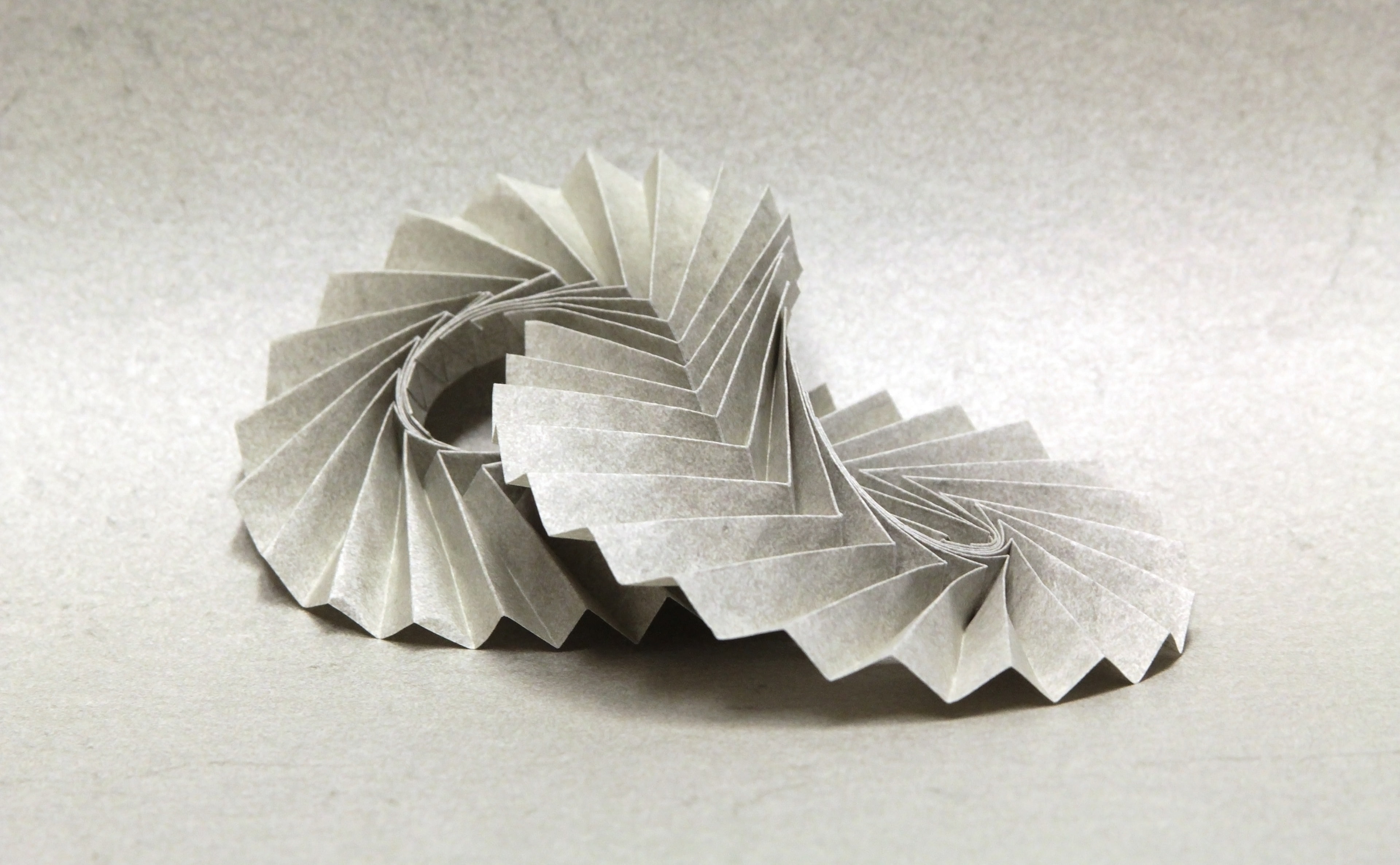still life, no people, art and craft, creativity, pattern, close-up, table, 4K, Vintage, pleats, origami, single object, indoors, high angle view, gray, HD Wallpaper