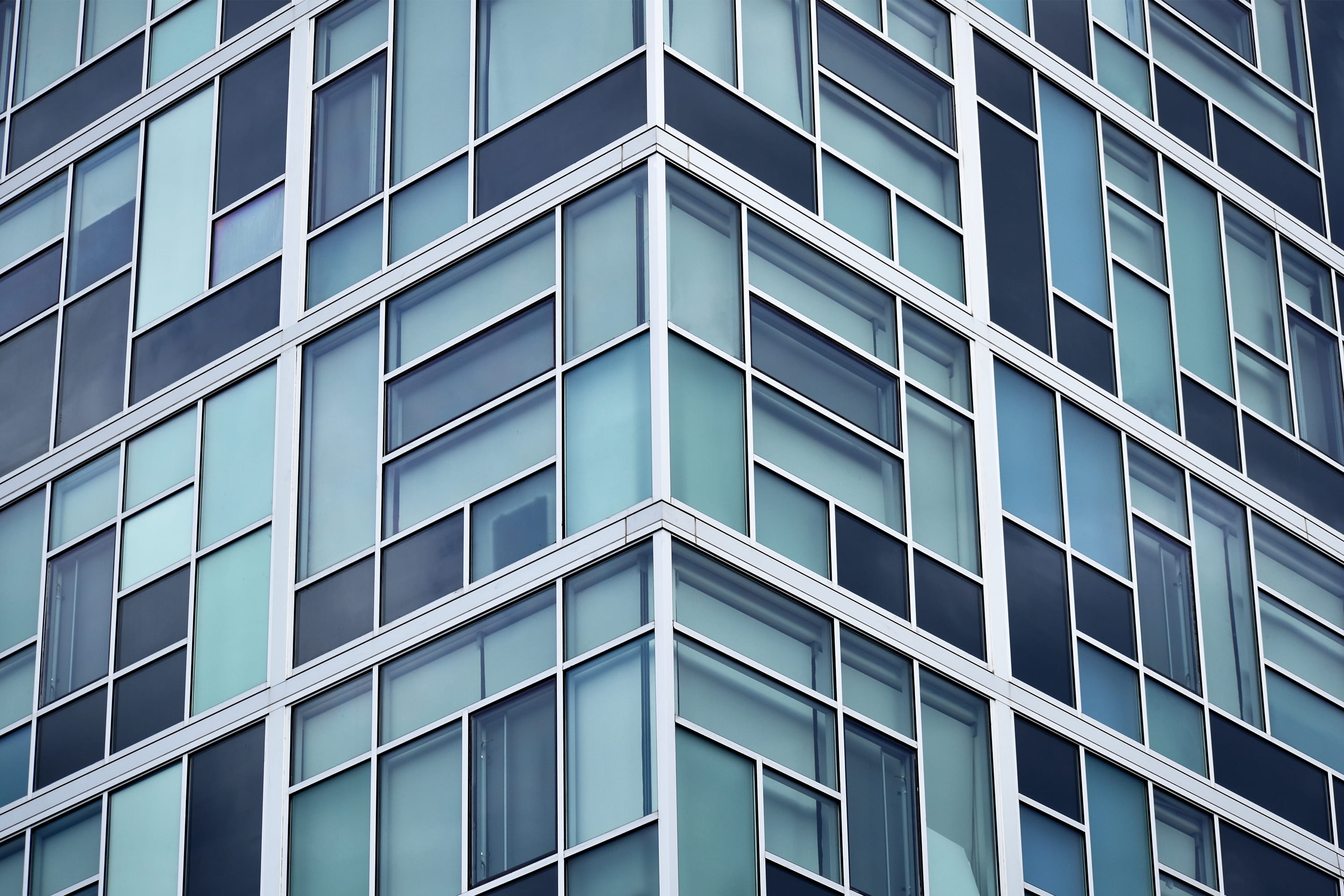reflection, photo, blinds, home decor, low, city, angle, pattern, dark blue, building exterior, glass - material, low angle view, glass, apartment, window, HD Wallpaper