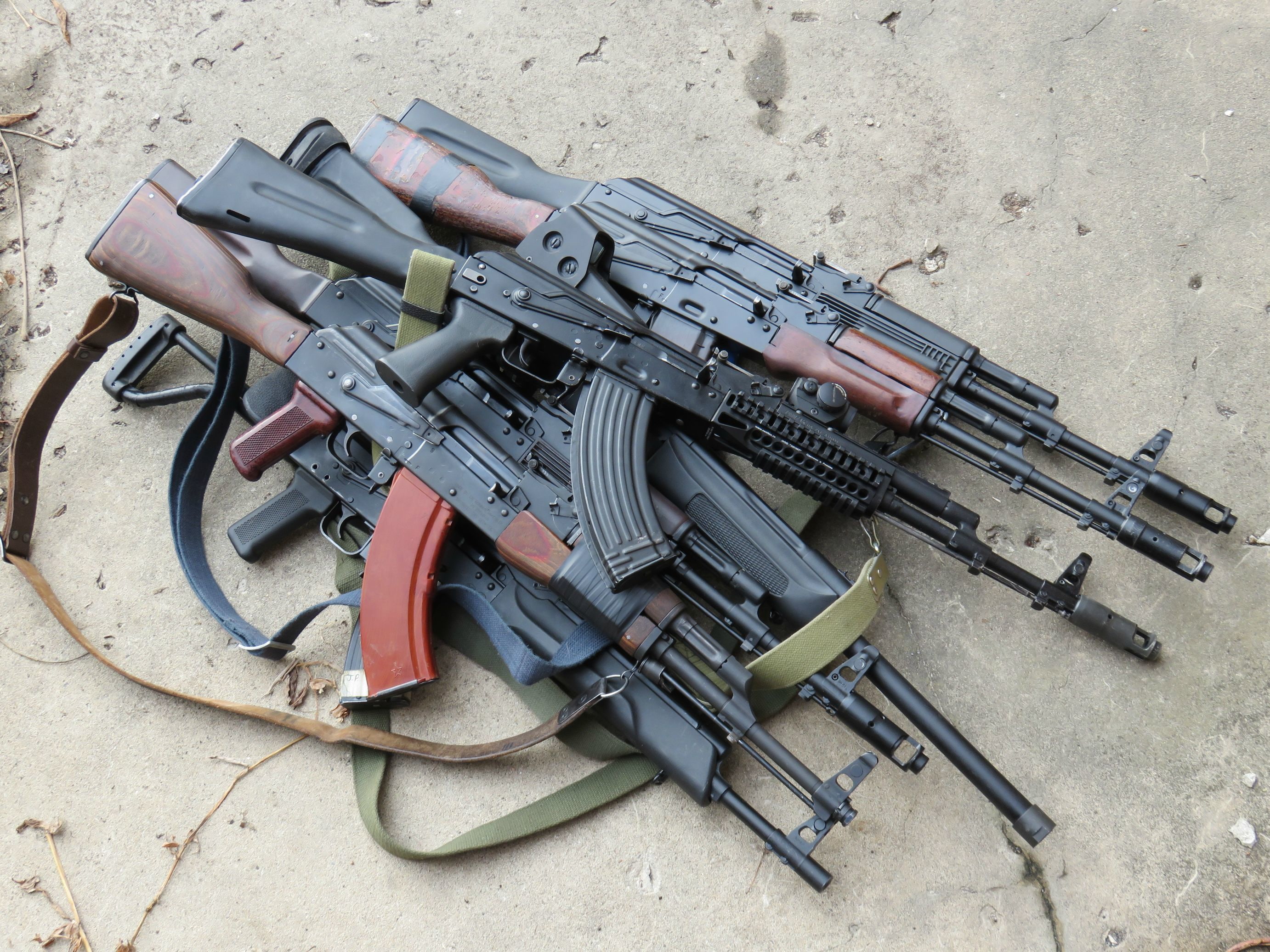 AK-47, Weapons, 2K, HD Wallpaper