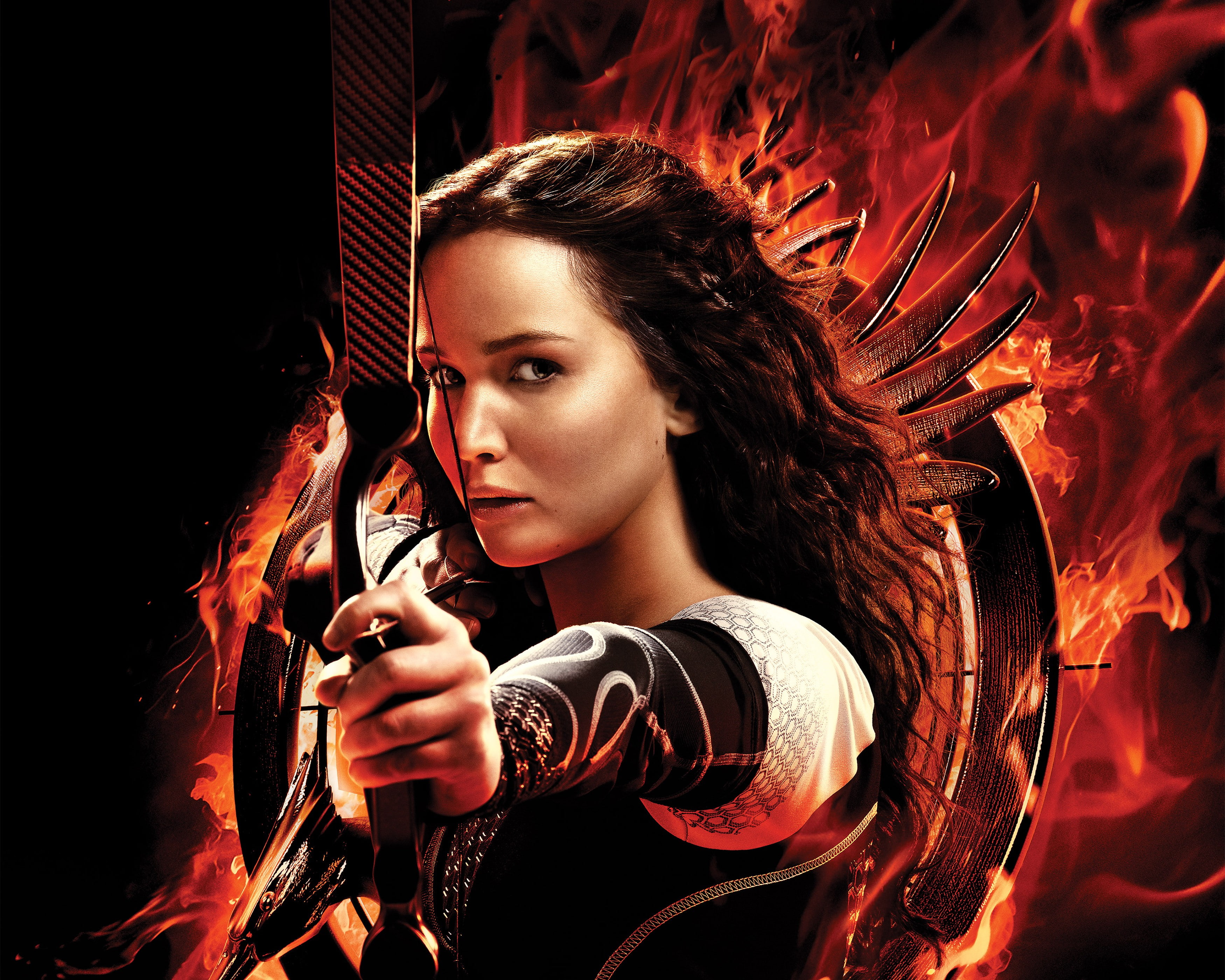 rock, Action, movies, The Hunger Games, games, backround noun, Film, Catching Fire, fantasy, sci-fi, Katniss Everdeen, Lionsgate, fire, Thriller, black, HD Wallpaper