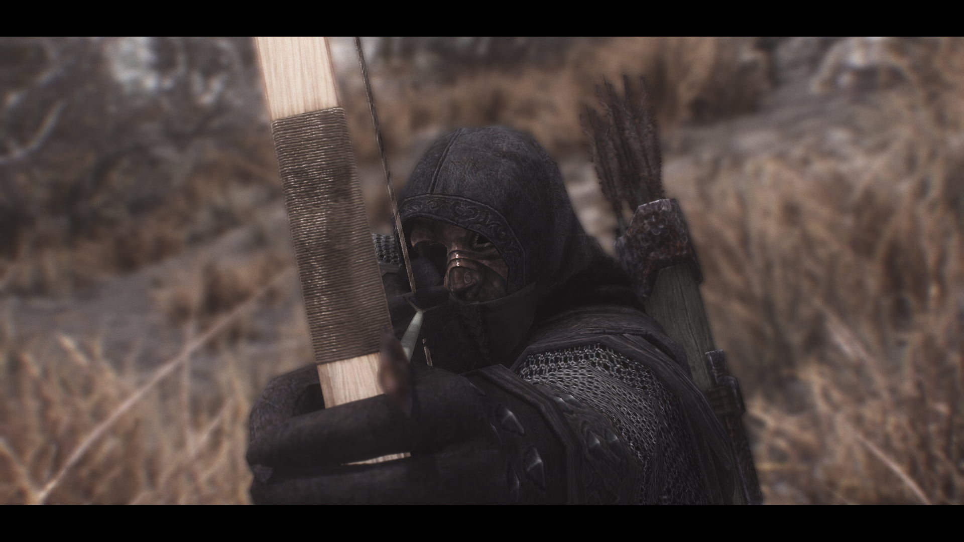 black, tree, aggression, clothing, glove, arrows, no people, protection, bow, nature, transfer print, weapon, one animal, auto post production filter, 1080P, HD Wallpaper