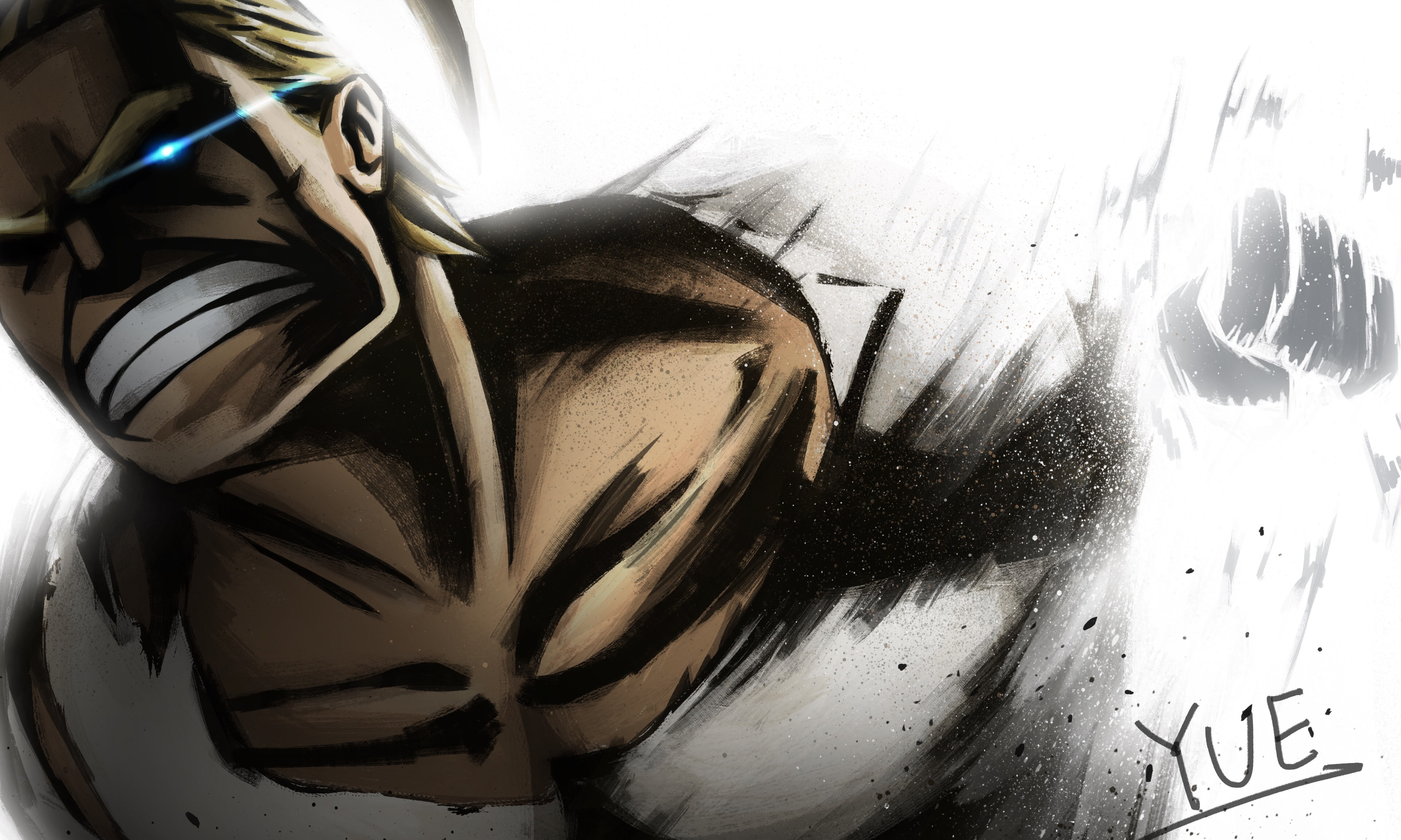 Anime, 4K, My Hero Academia, Toshinori Yagi, All Might, HD Wallpaper