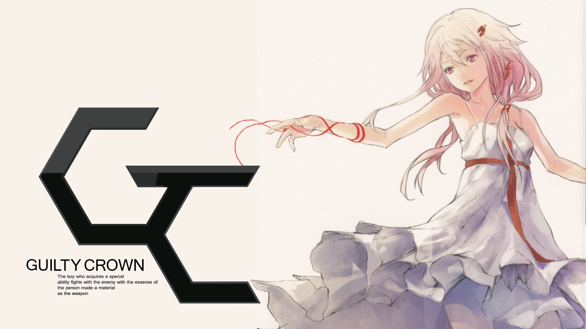 anime girls, 1080P, anime, Inori Yuzuriha, Guilty Crown, HD Wallpaper