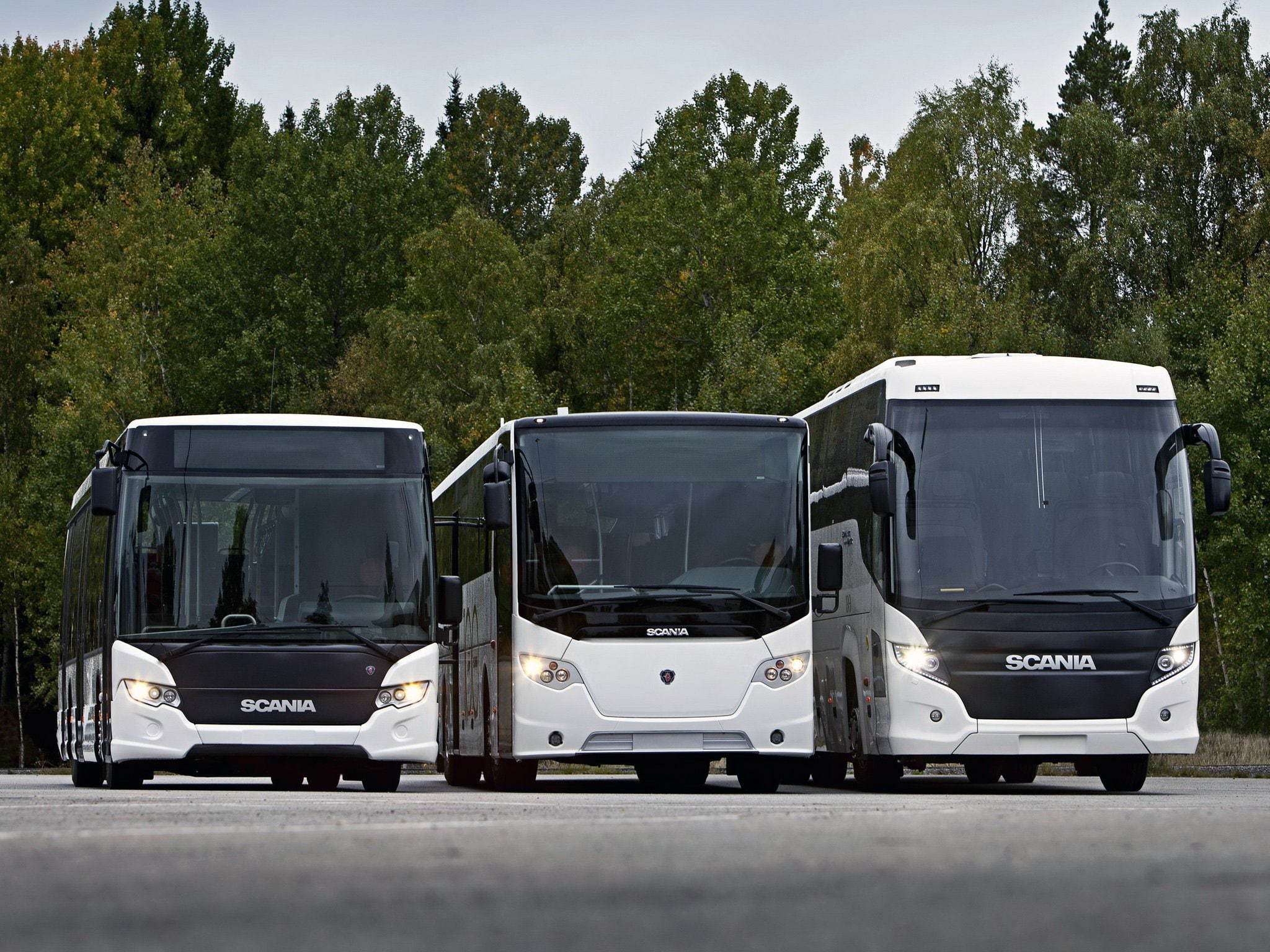 1080P, transport, scania, bus, semi, tractor, HD Wallpaper