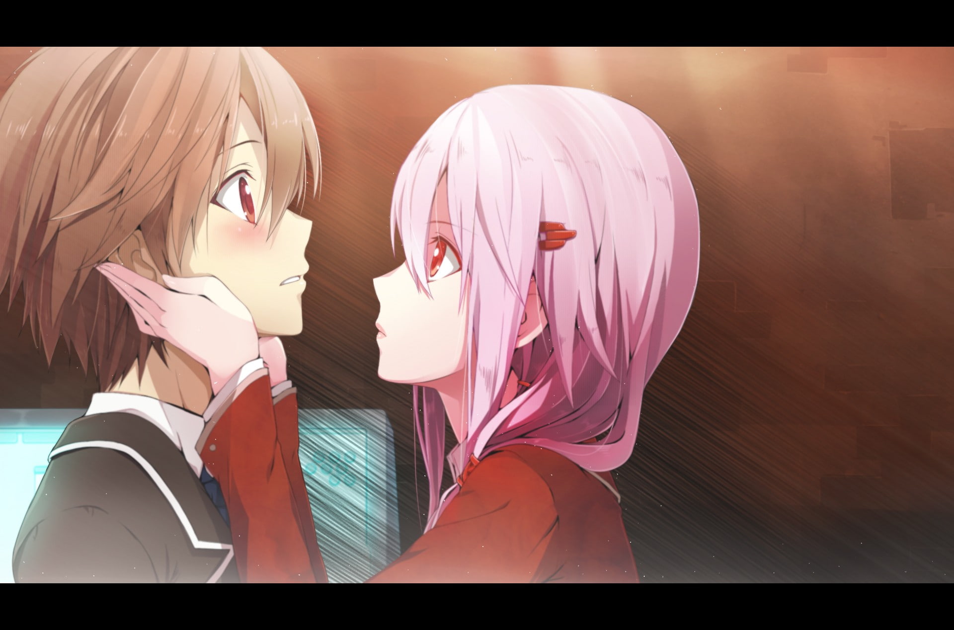 1080P, Yuzuriha Inori, Guilty Crown, Ouma Shuu, HD Wallpaper