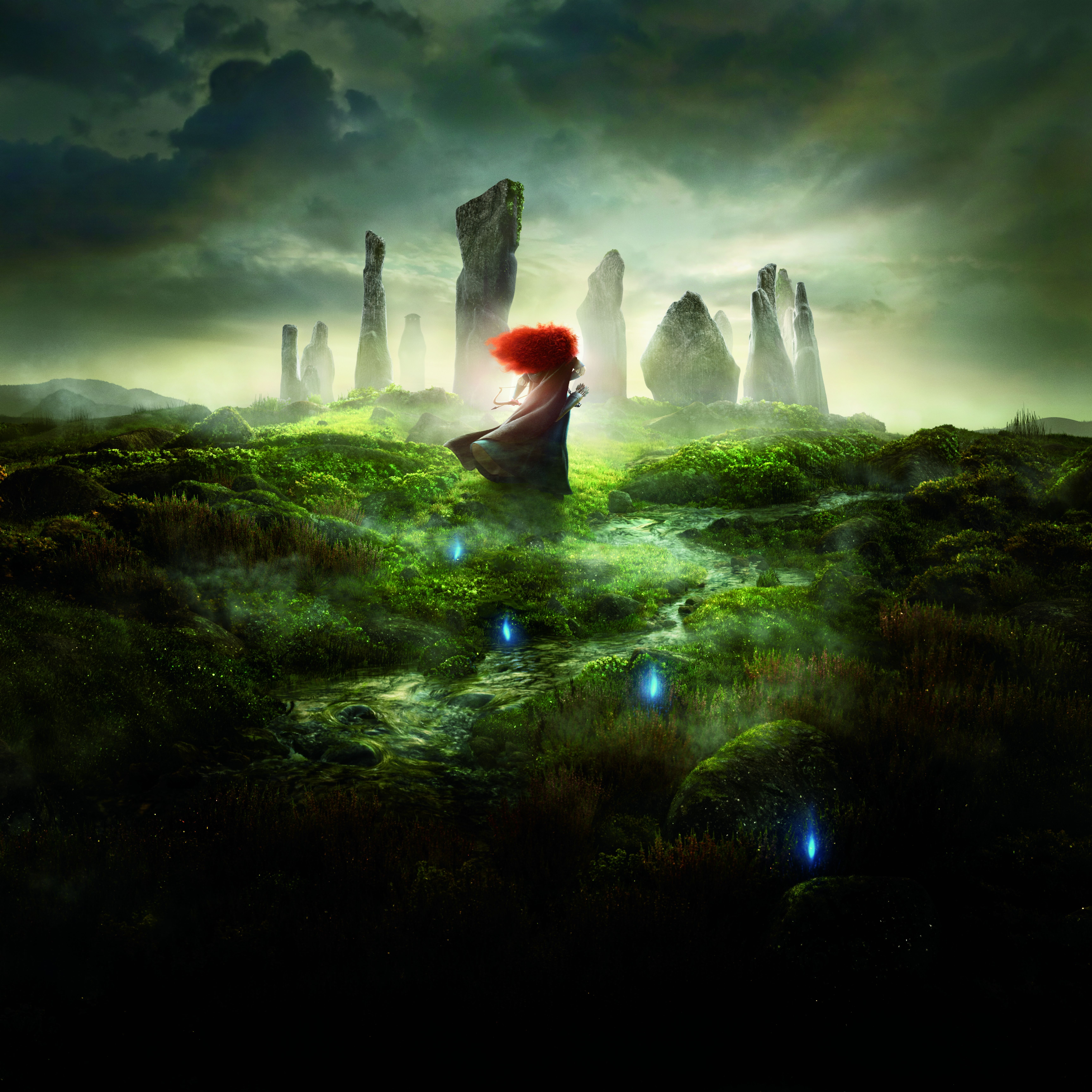 Princess Merida, 5K, Brave, 5K, Animation, Pixar, Phone HD Wallpaper