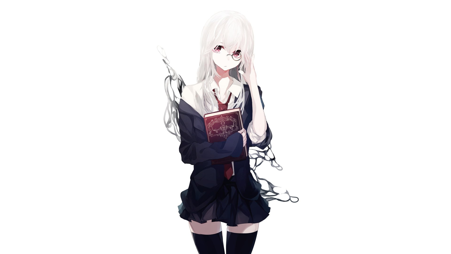 Monocle, Anime, 1080P, Girl, HD Wallpaper