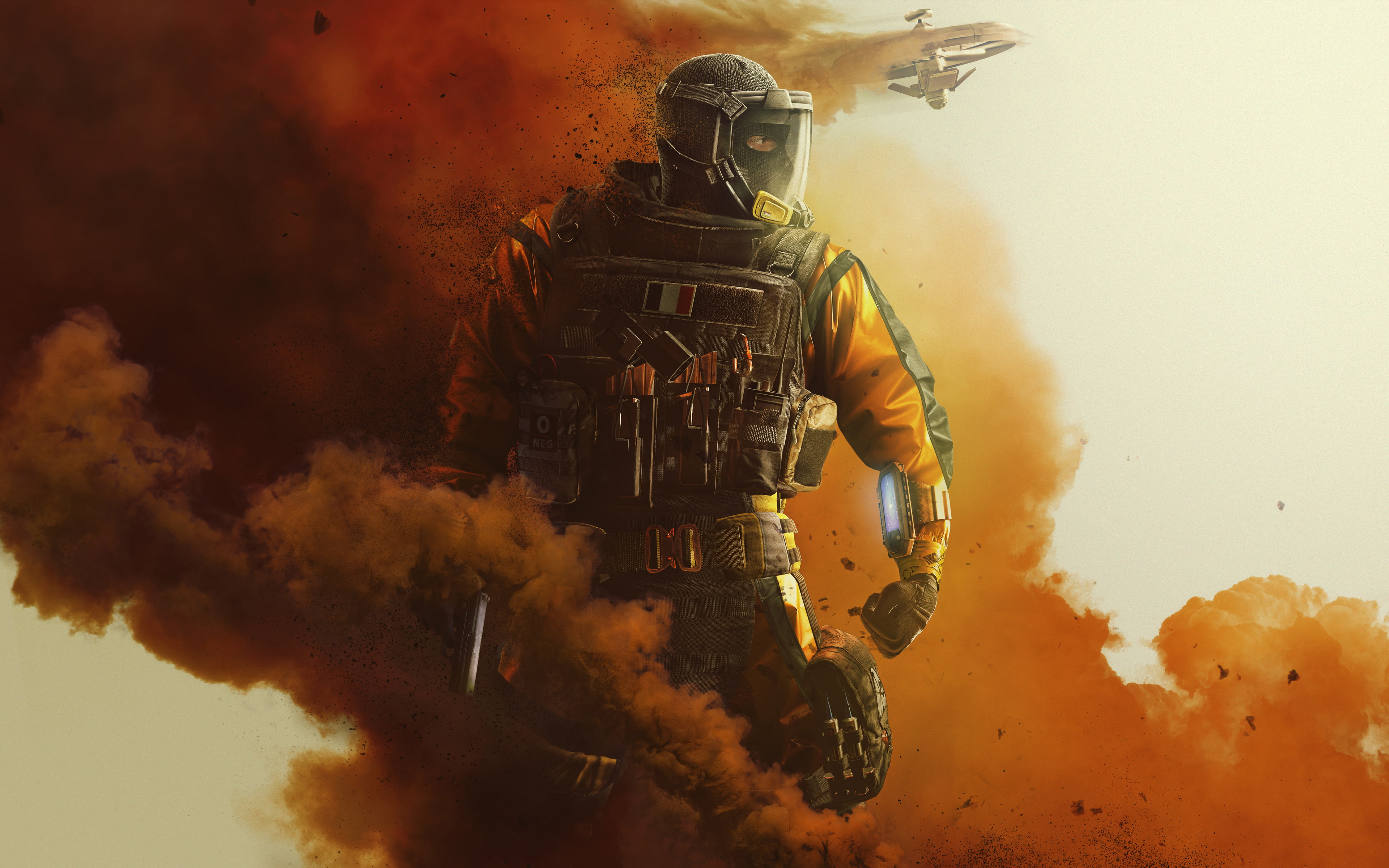 4K, siege, lion, operation, chimera, rainbow, operator, french, six, HD Wallpaper