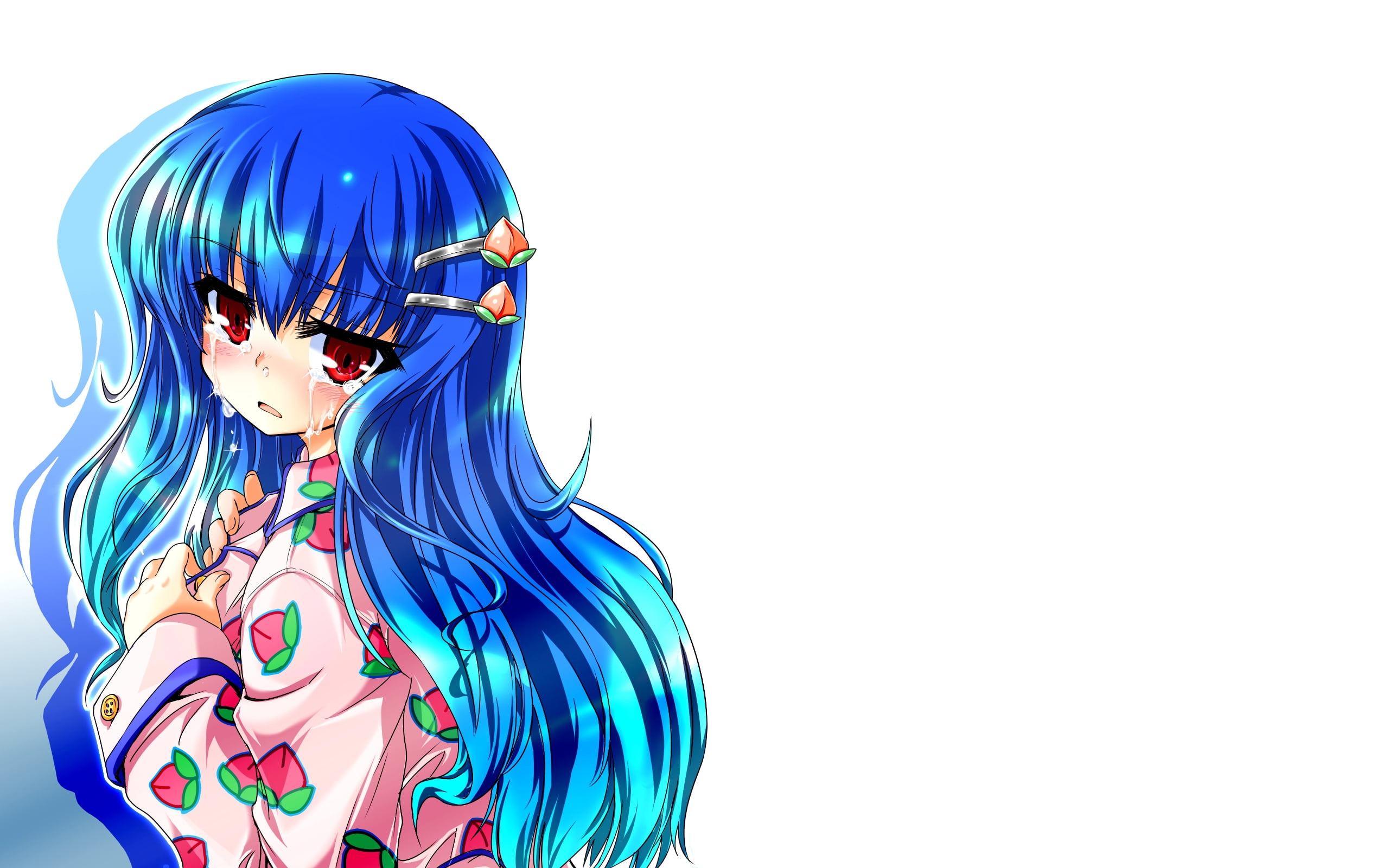 computer Graphic, white background, painted Image, adult, indoors, elegance, turquoise colored, art, anime, design, young Adult, women, cut out, isolated, HD Wallpaper