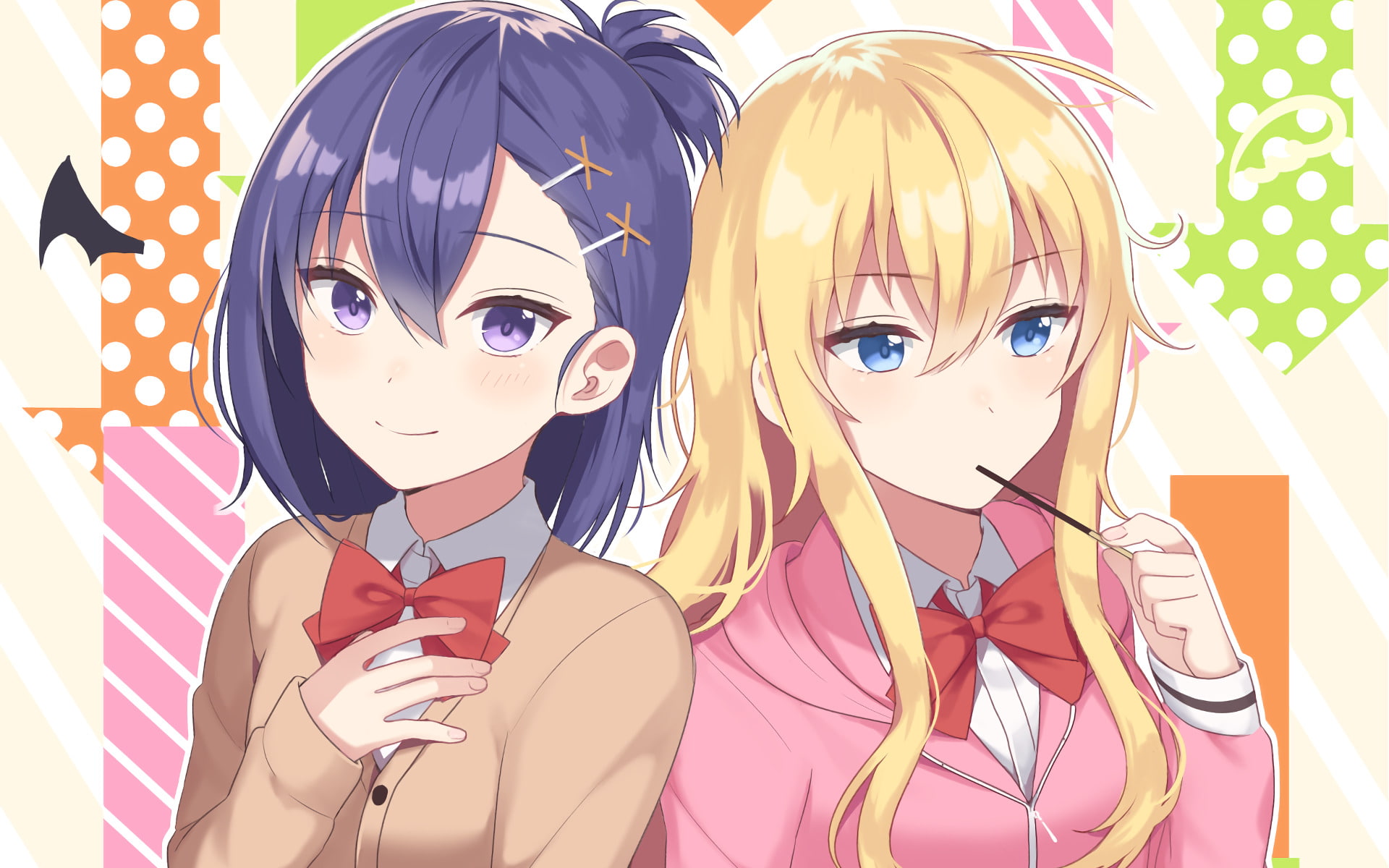 Anime, Vignette Tsukinose April, Gabriel DropOut, Gabriel Tenma White, 1080P, HD Wallpaper