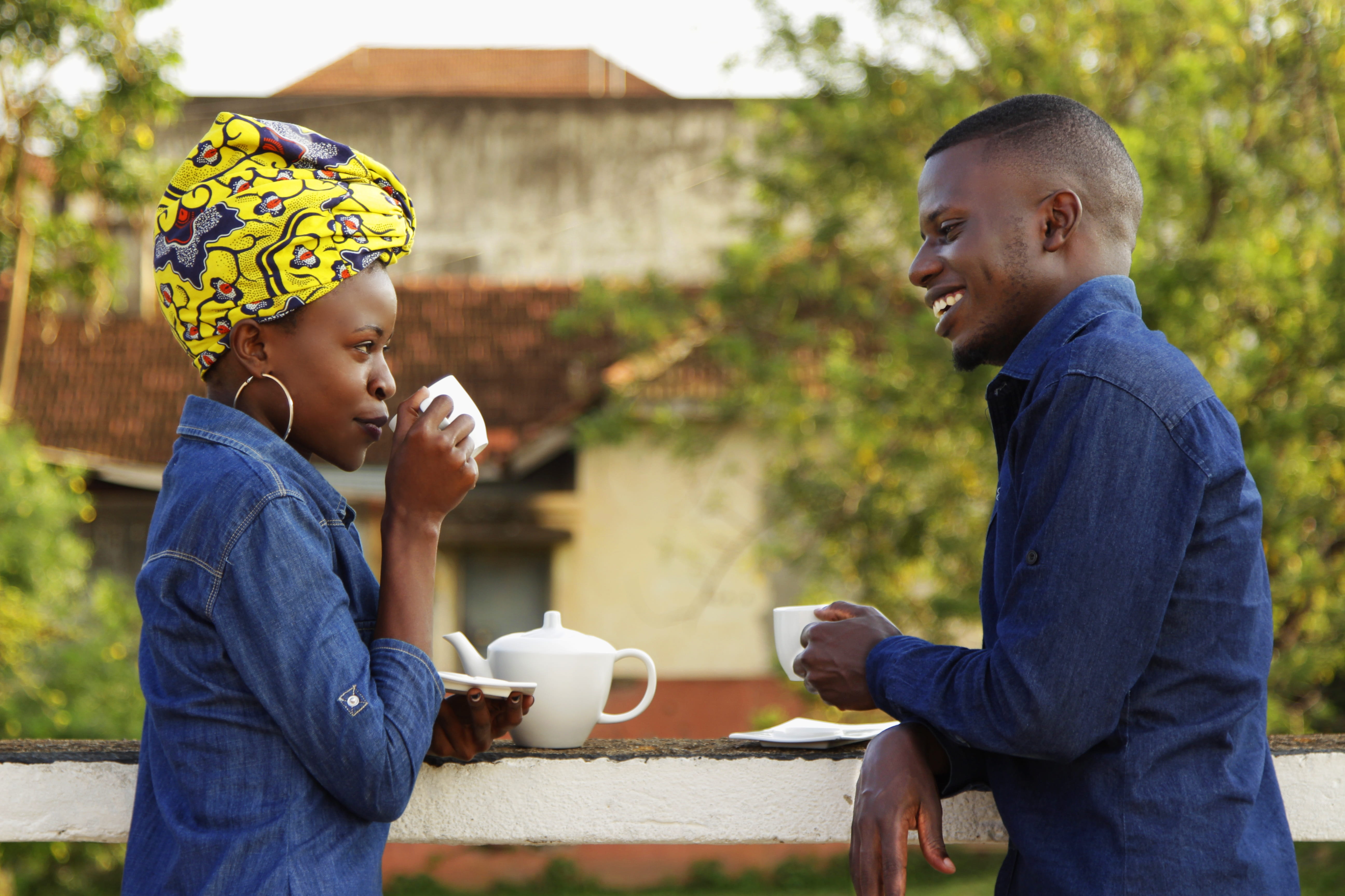 mbale, holding, mug, positive emotion, togetherness, food and drink, cup, smiling, two people, tea, bonding, love, happy, africa, uganda, men, 5K, cups, HD Wallpaper