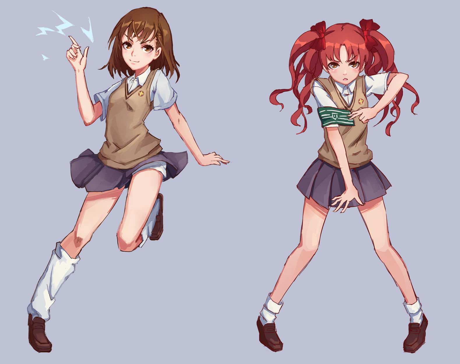 adult, young women, To aru Majutsu no Index, emotion, redhead, portrait, lifestyles, Misaka Mikoto, white background, To Aru Kagaku no Railgun, smiling, HD Wallpaper