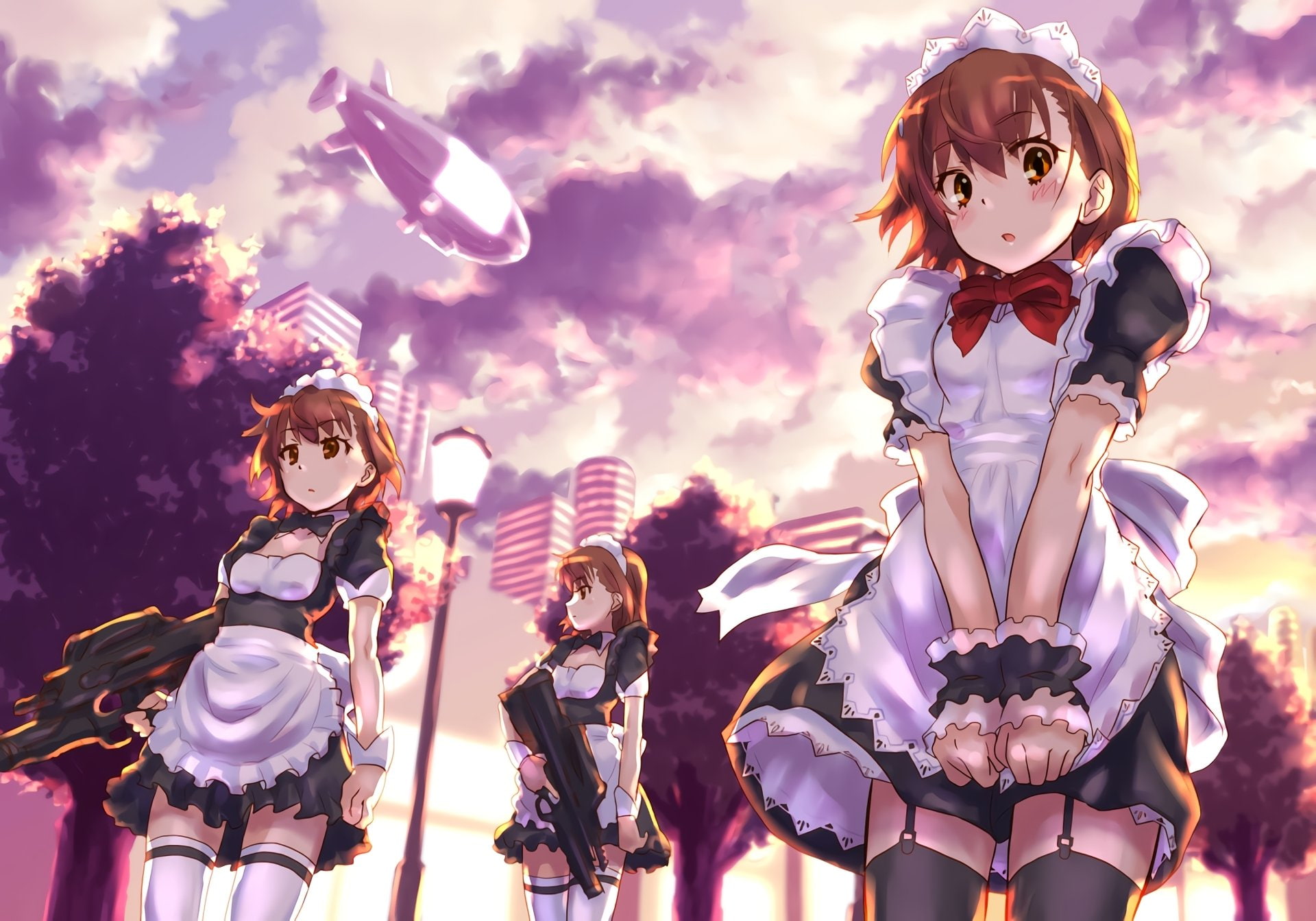 1080P, Anime, Imouto Misaka, Mikoto Misaka, To Aru Kagaku No Railgun, HD Wallpaper