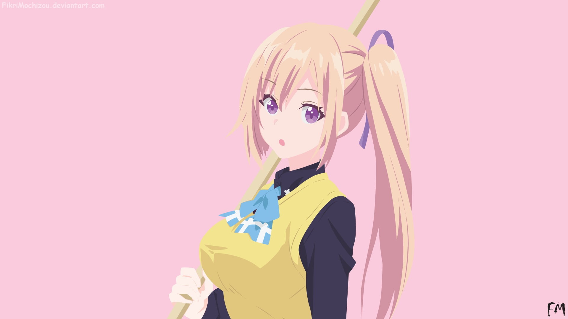 indoors, hair, beautiful woman, beauty, Musaigen no Phantom World, colored background, standing, 1080P, fashion, lifestyles, young adult, front view, young women, HD Wallpaper
